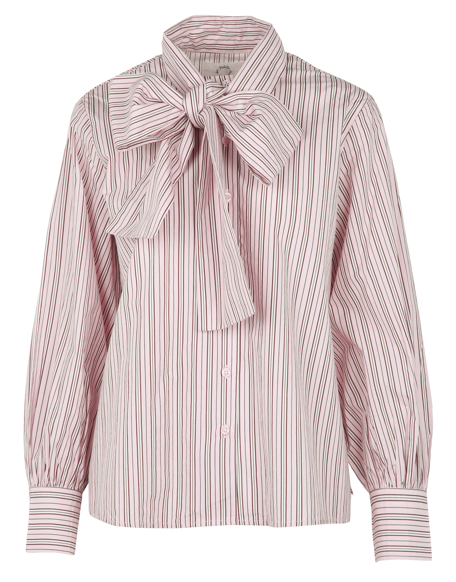 Round-neck striped shirt DES PETITS HAUTS Multicolored