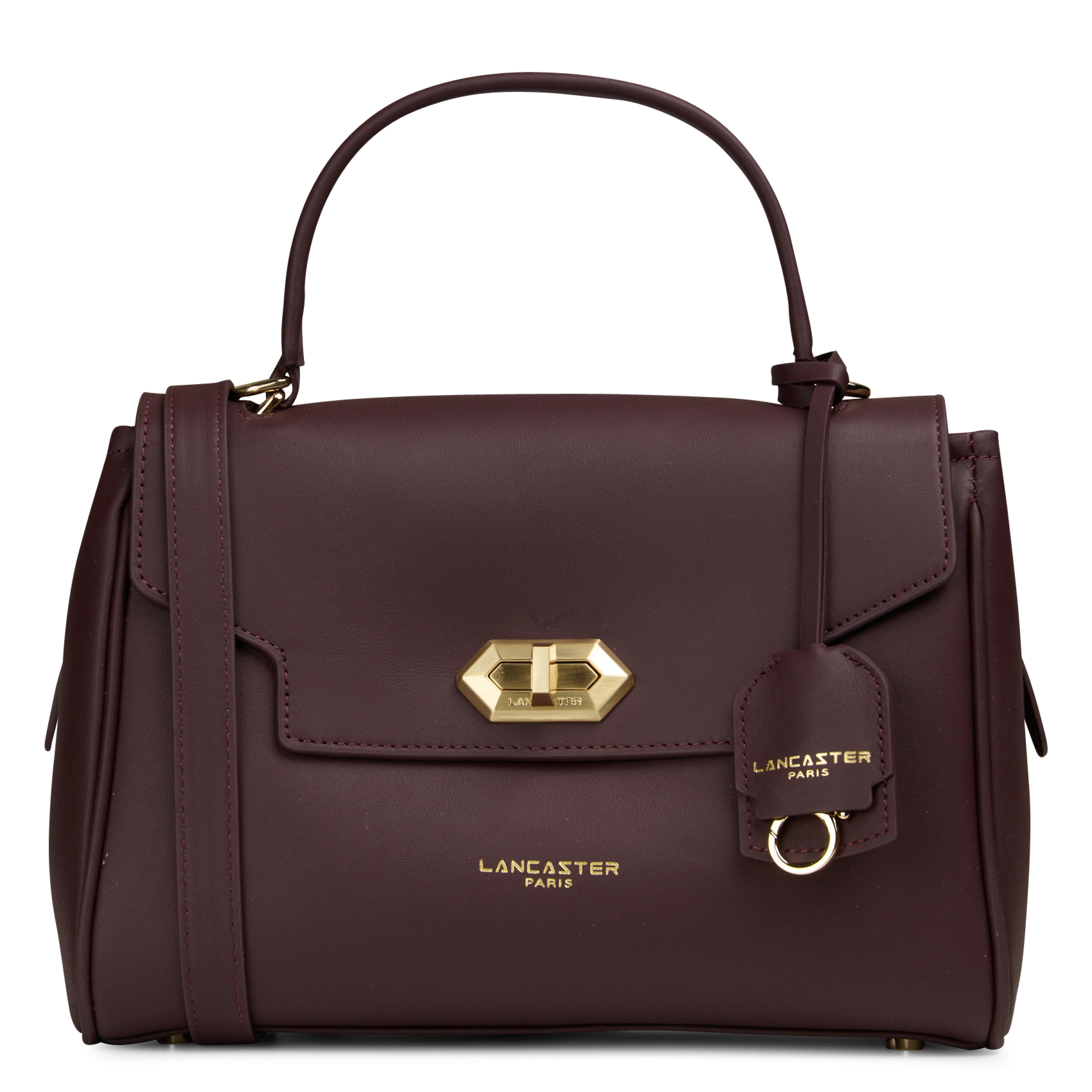 Leather shoulder bag LANCASTER PARIS