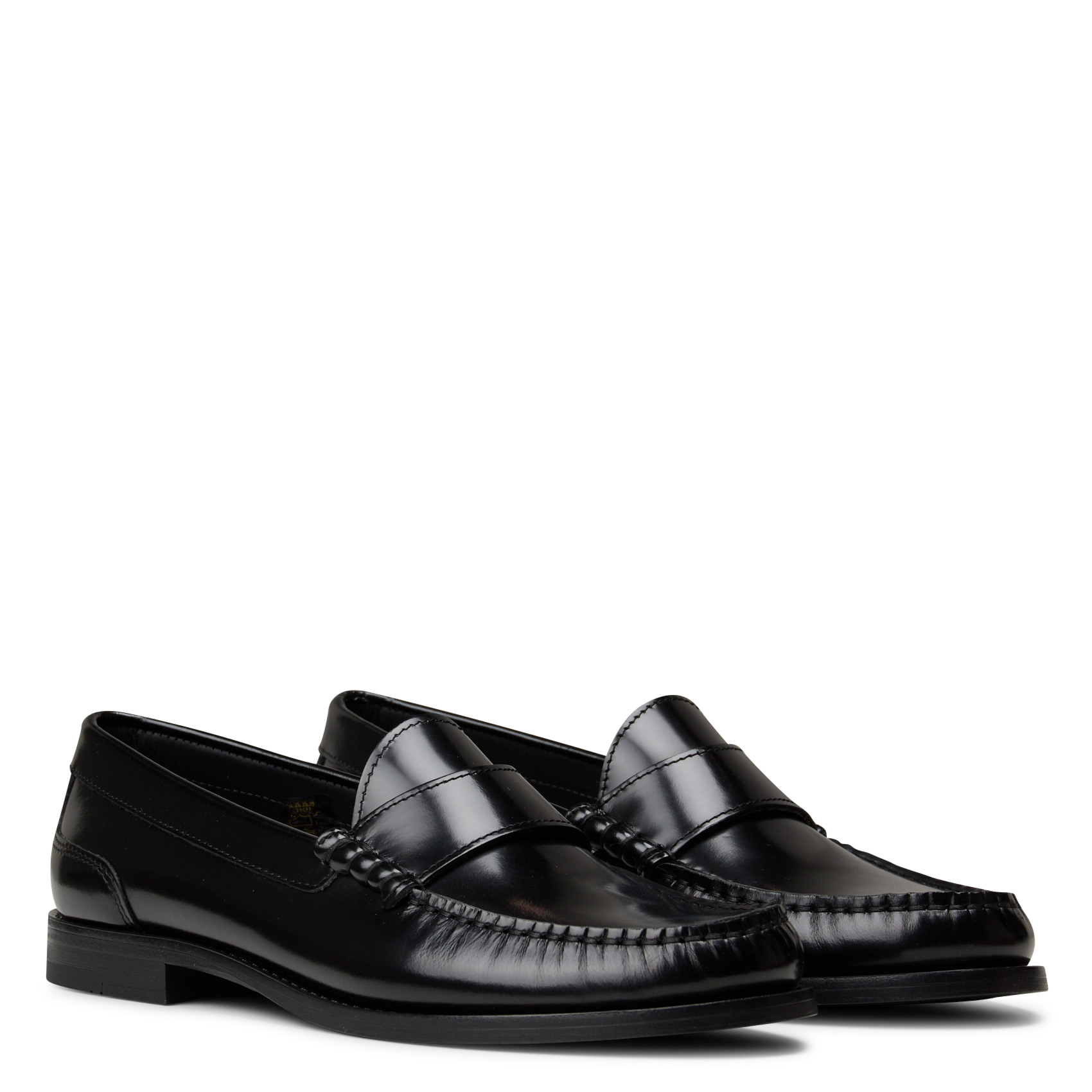 Leather loafers IKKS Black