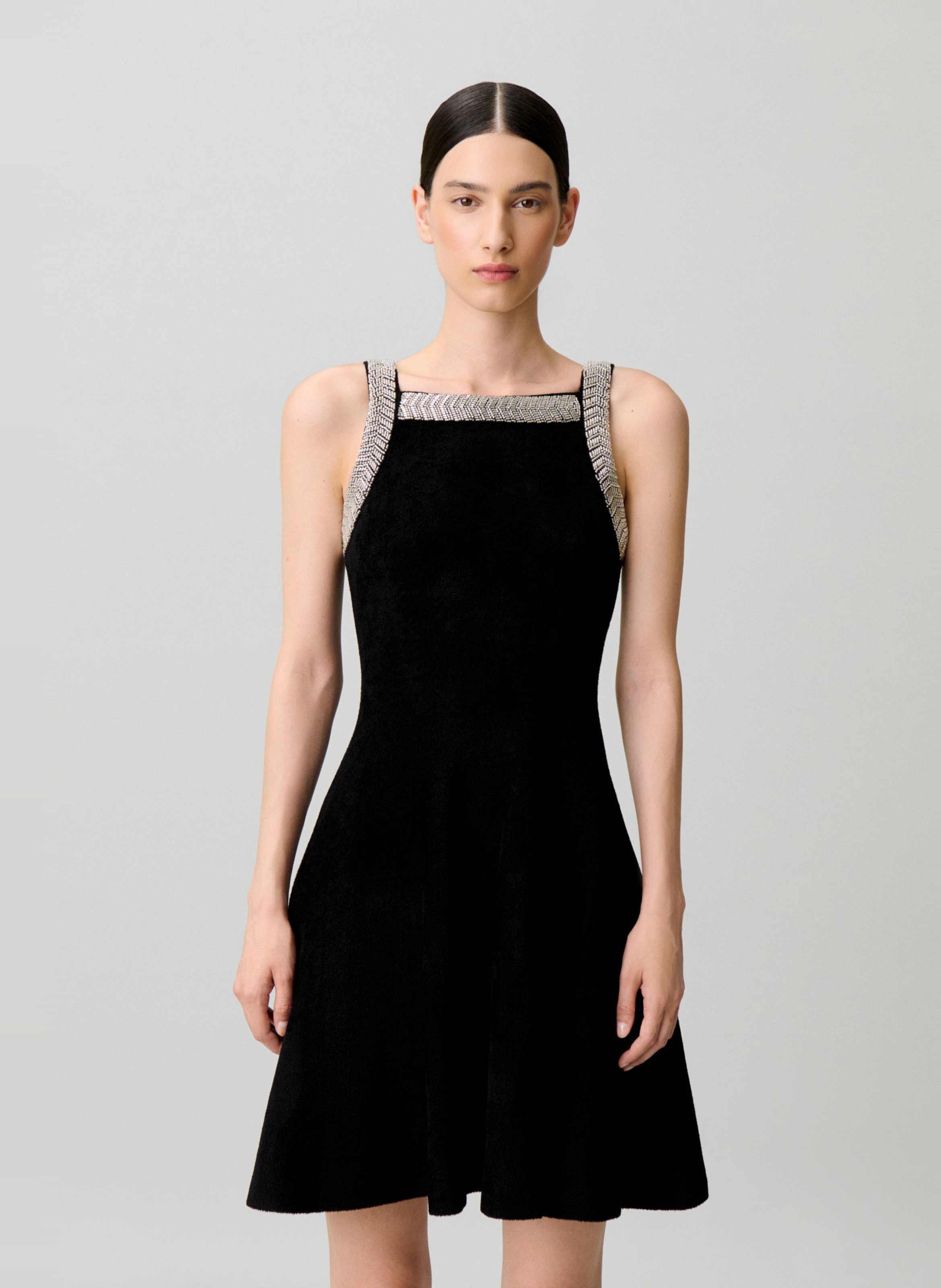 Robe courte évasée CLAUDIE PIERLOT Noir