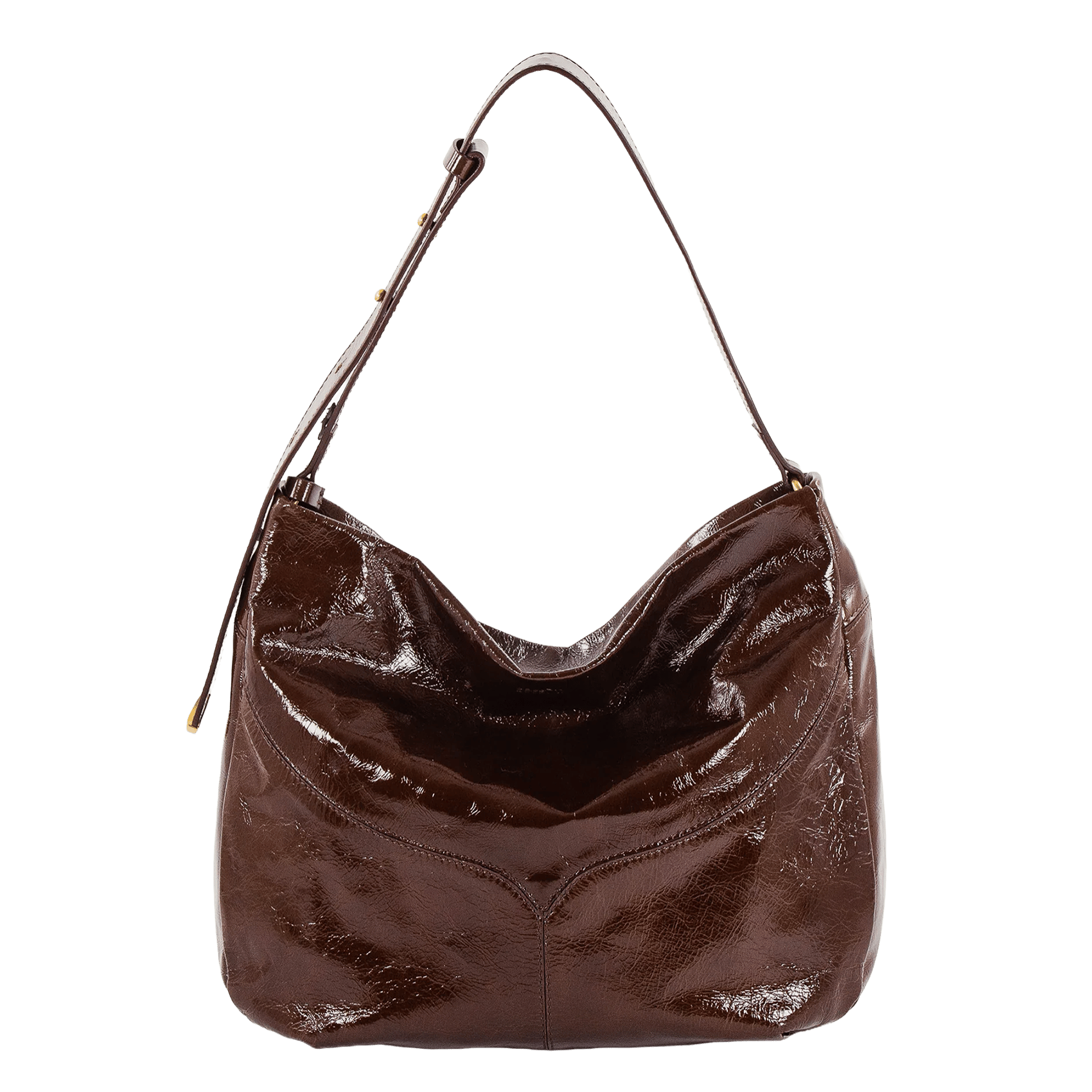 Weiche Hobo-Tasche aus Leder SESSUN Braun