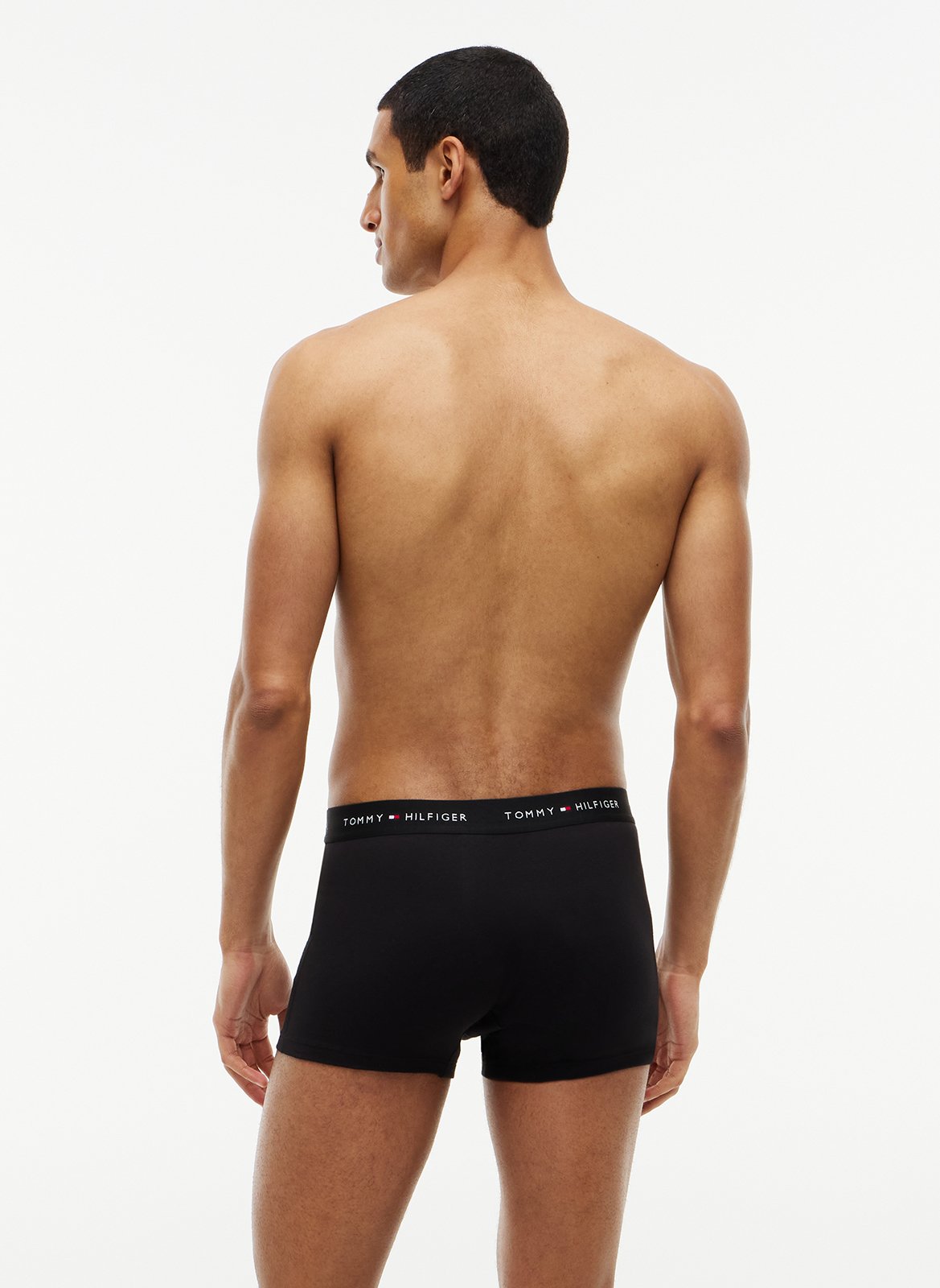 3er-Pack Boxershorts aus Baumwoll-Mix TOMMY HILFIGER Schwarz
