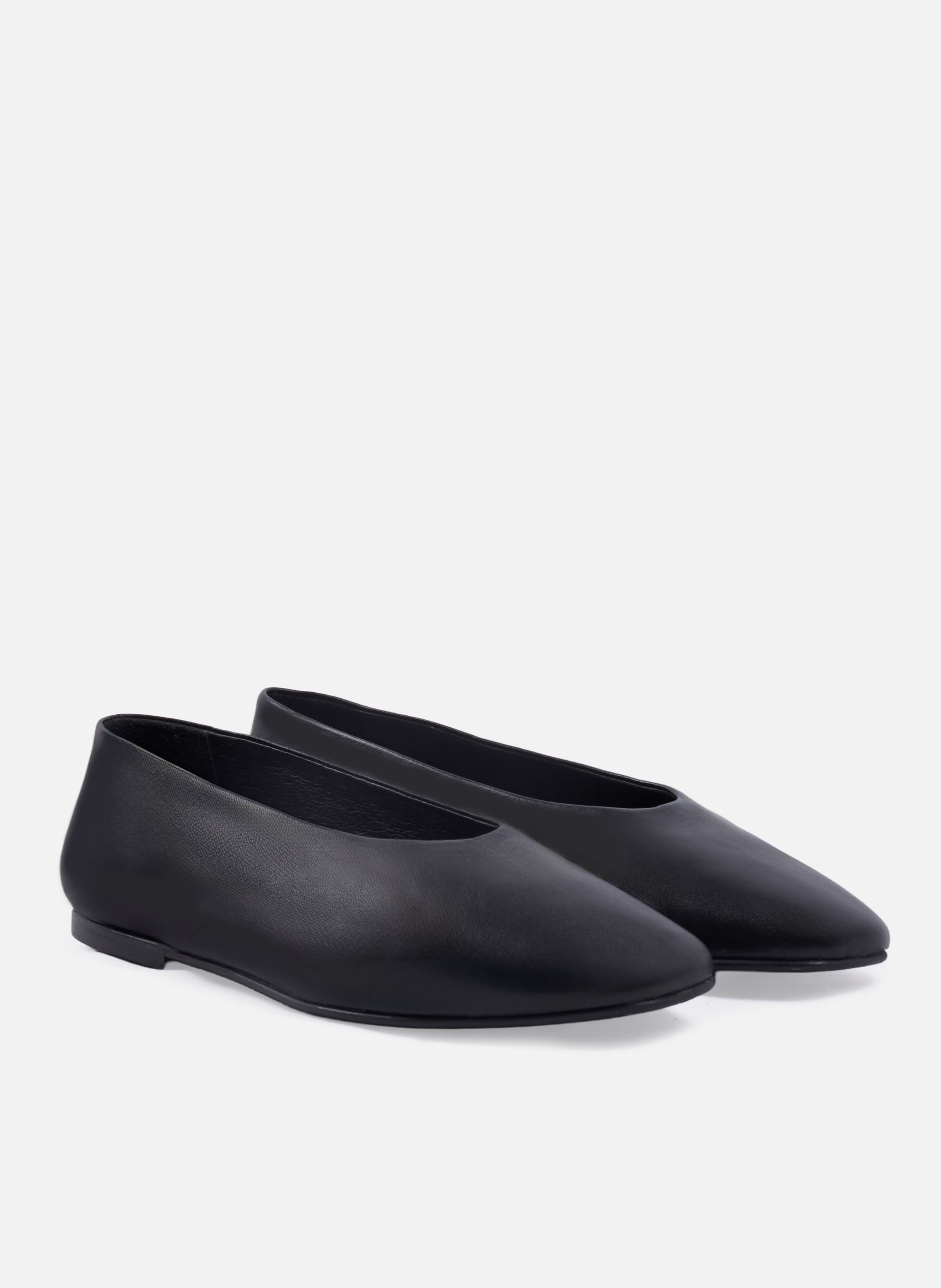 Ballerines souples paola leather JULES & JENN Black