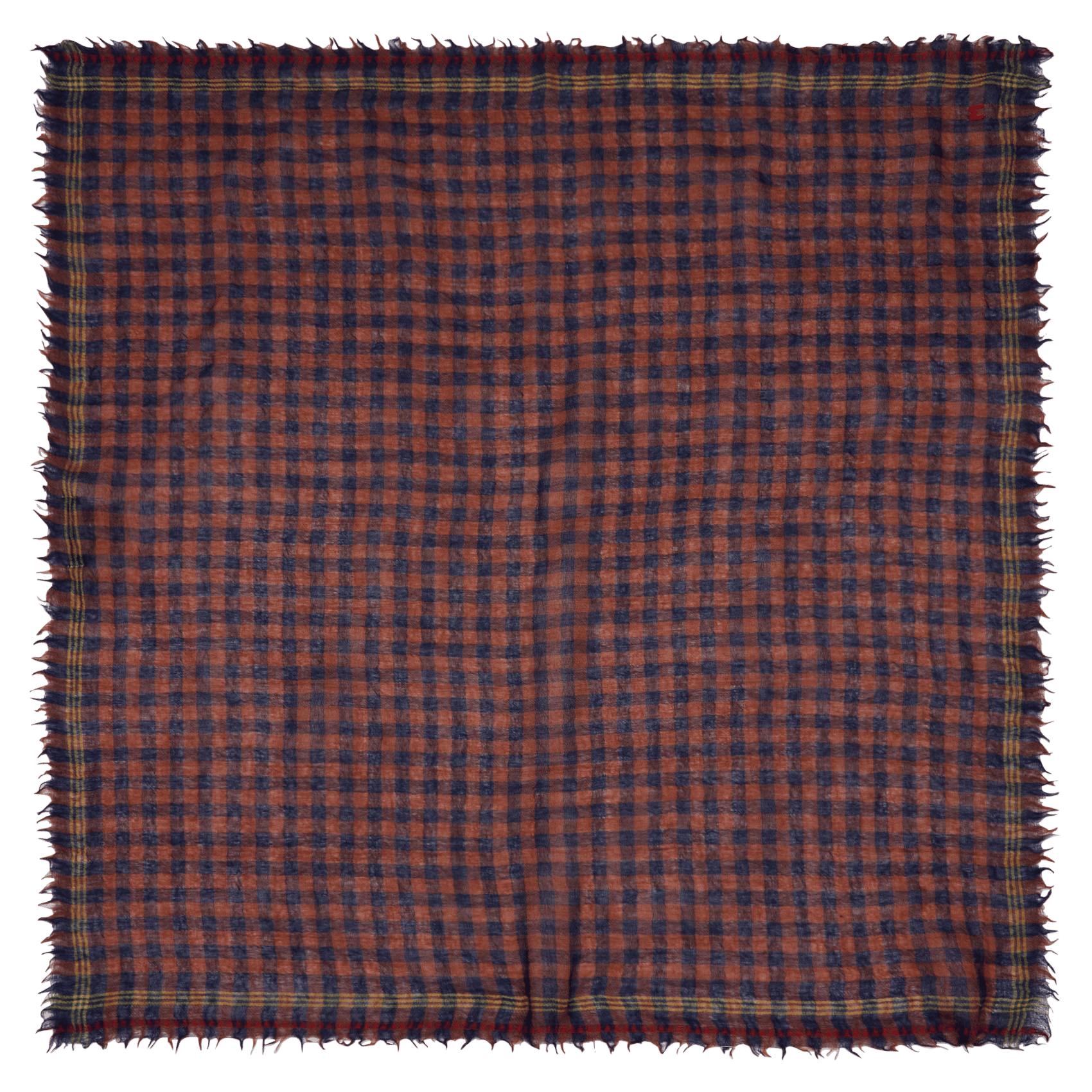 Foulard à carreaux en laine MOISMONT