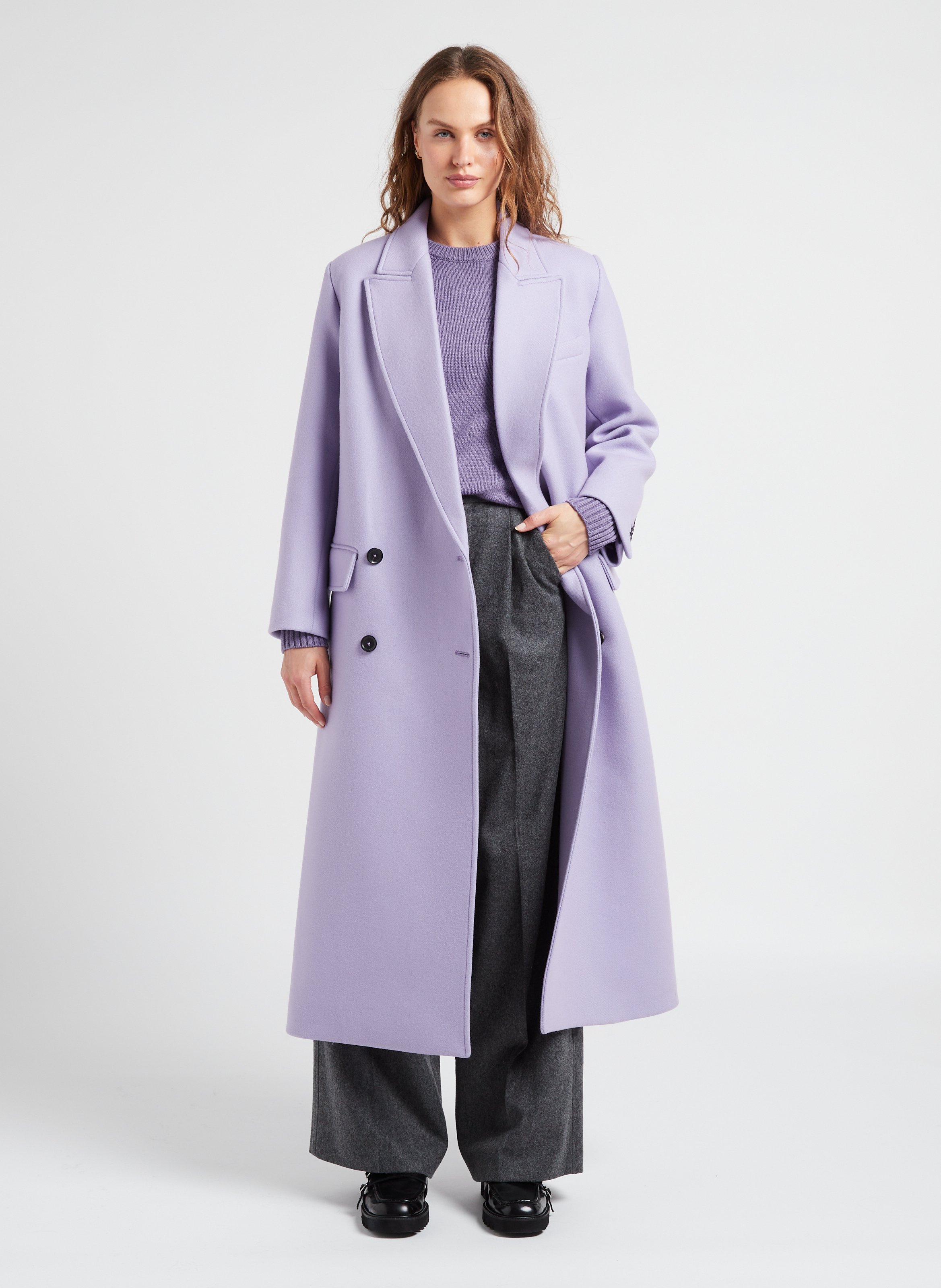 Light hotsell purple coat