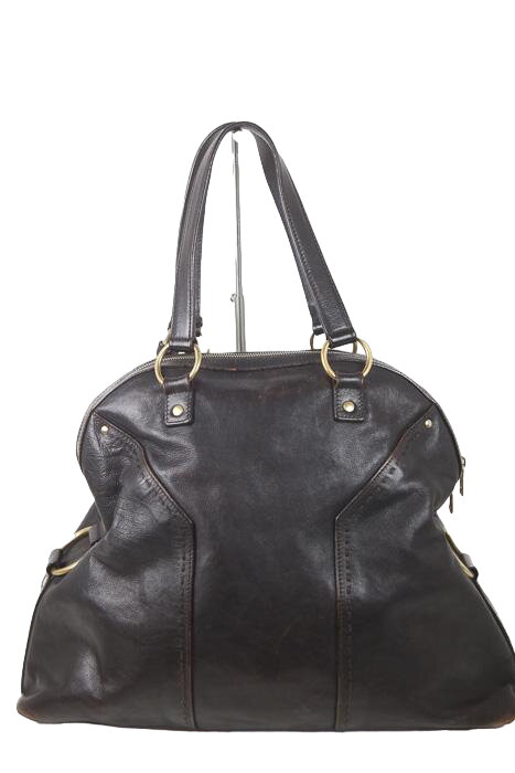 Sac Main En Cuir Marron Saint Laurent Seconde Main Femme