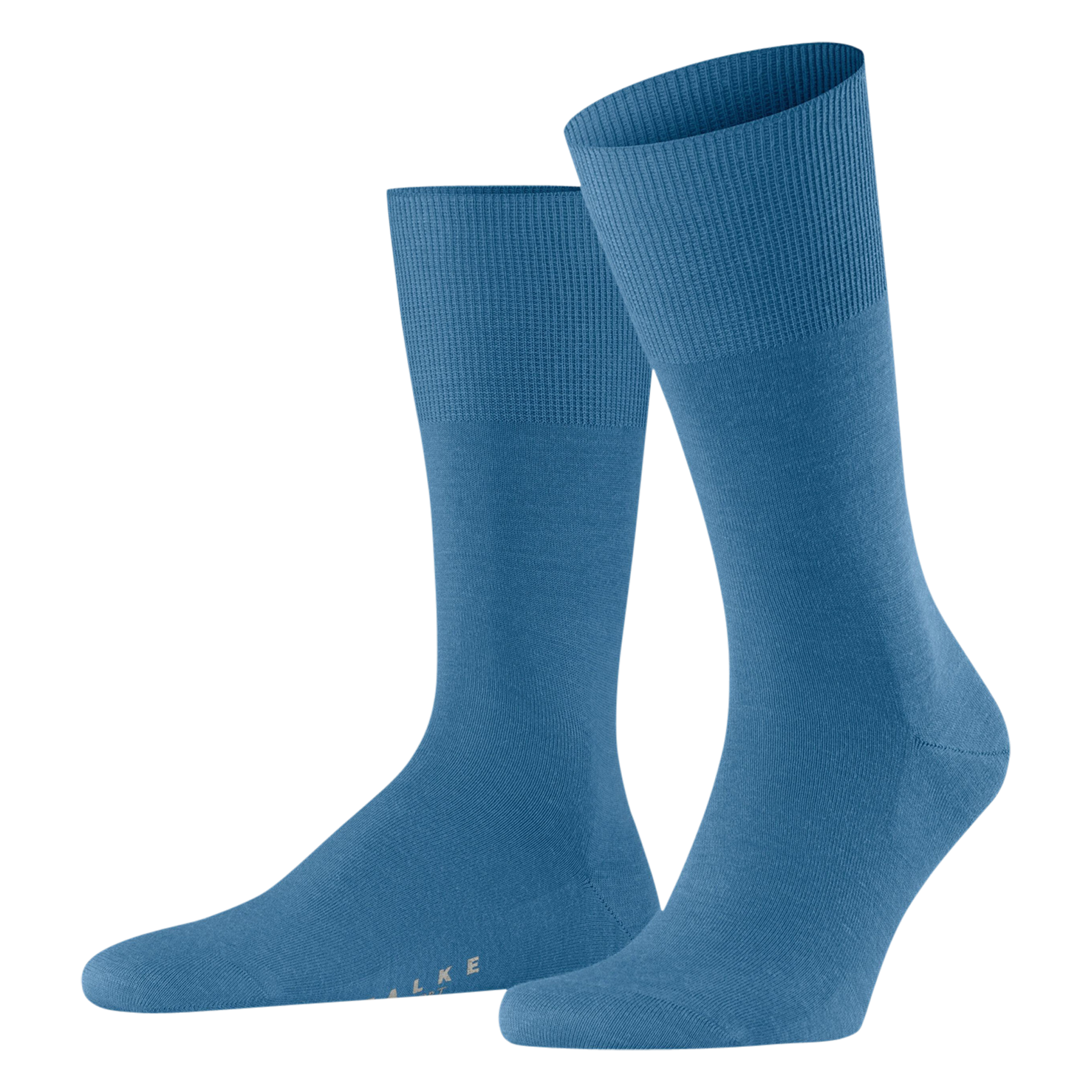 Chaussettes montantes en laine mélangée FALKE Bleu