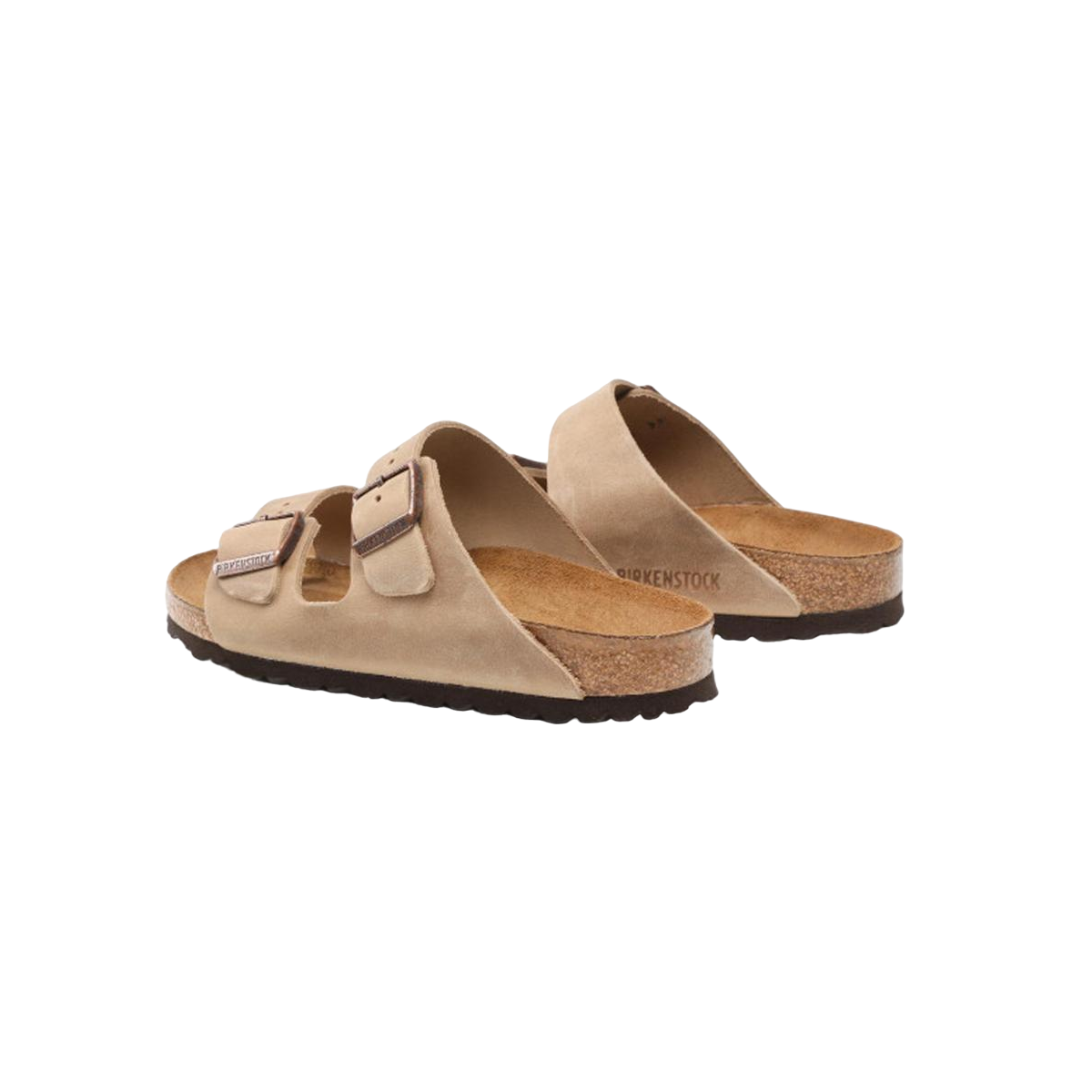 Faux leather sandals BIRKENSTOCK Brown