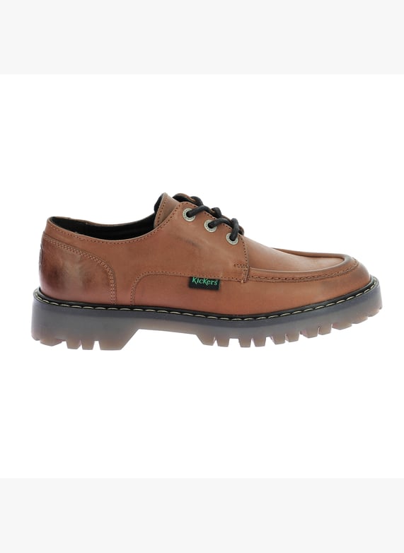 Derbies Cuir Kick Decklowy Camel Kickers Femme 975971 50 Place des Tendances