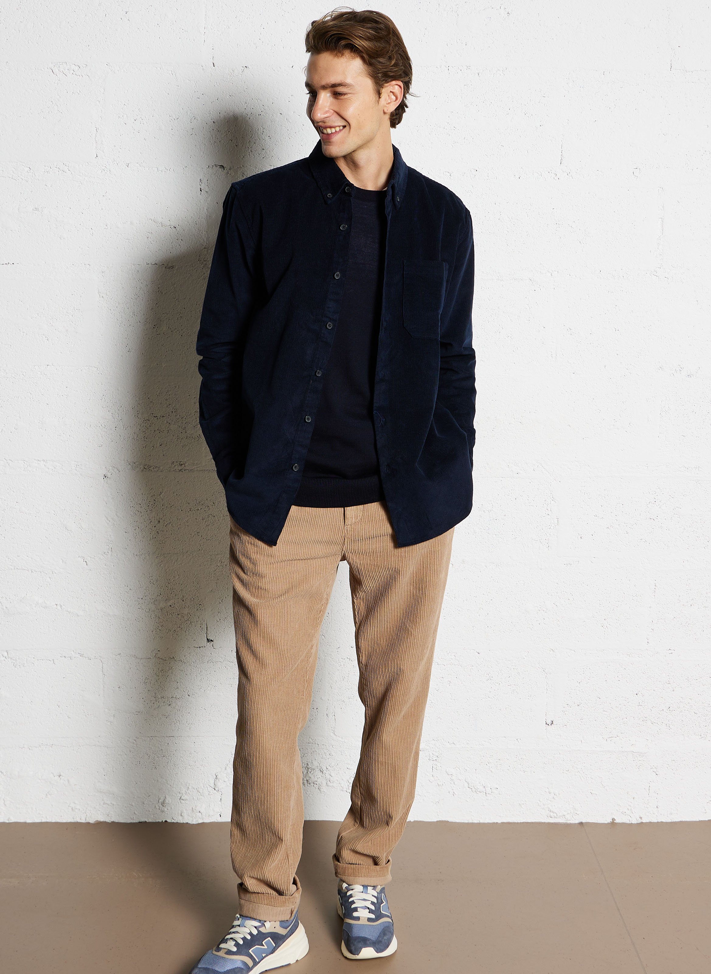 Chemise droite en coton bio FARAH