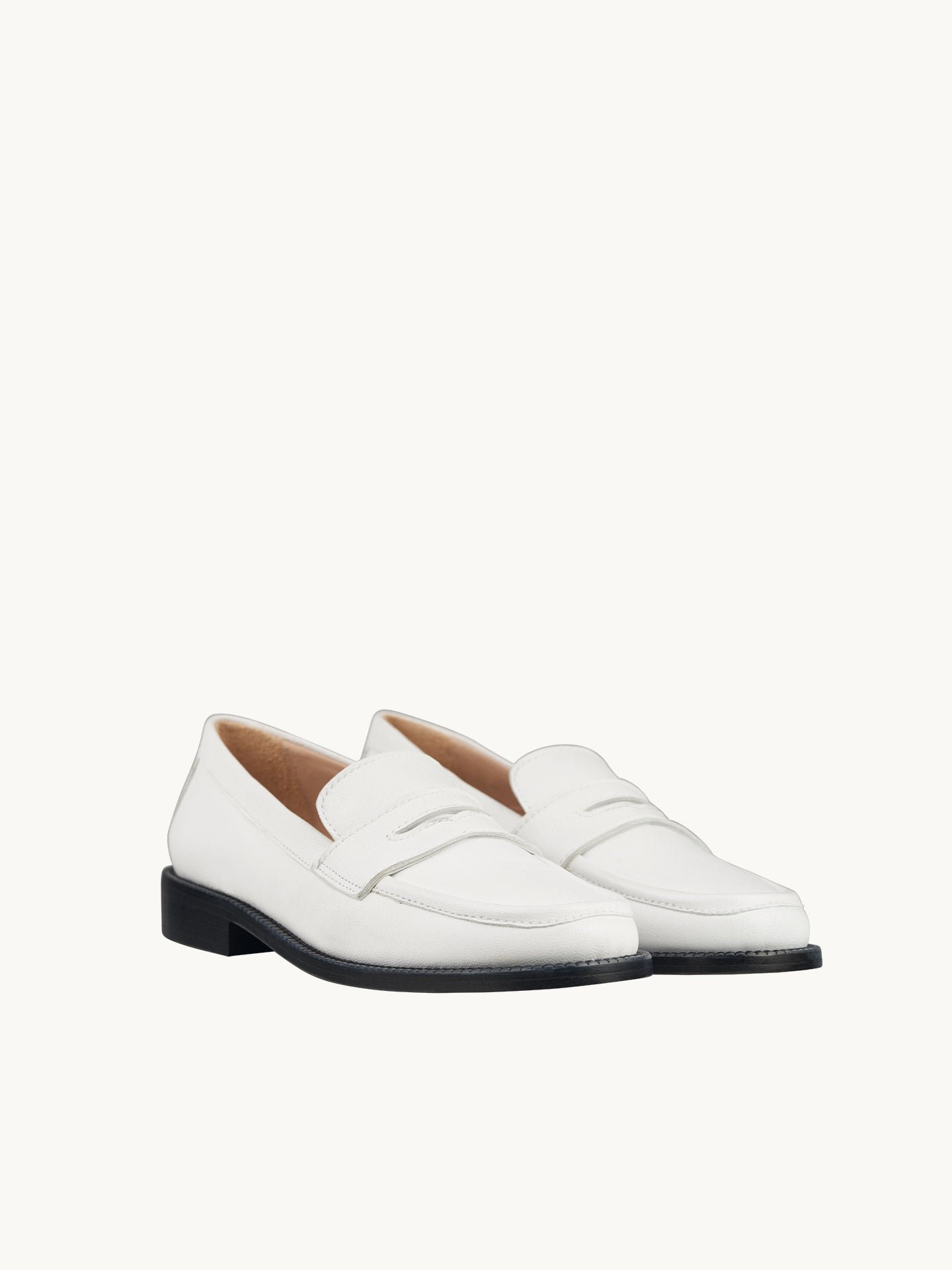 Nappa leather moccasins EMZI PARIS White