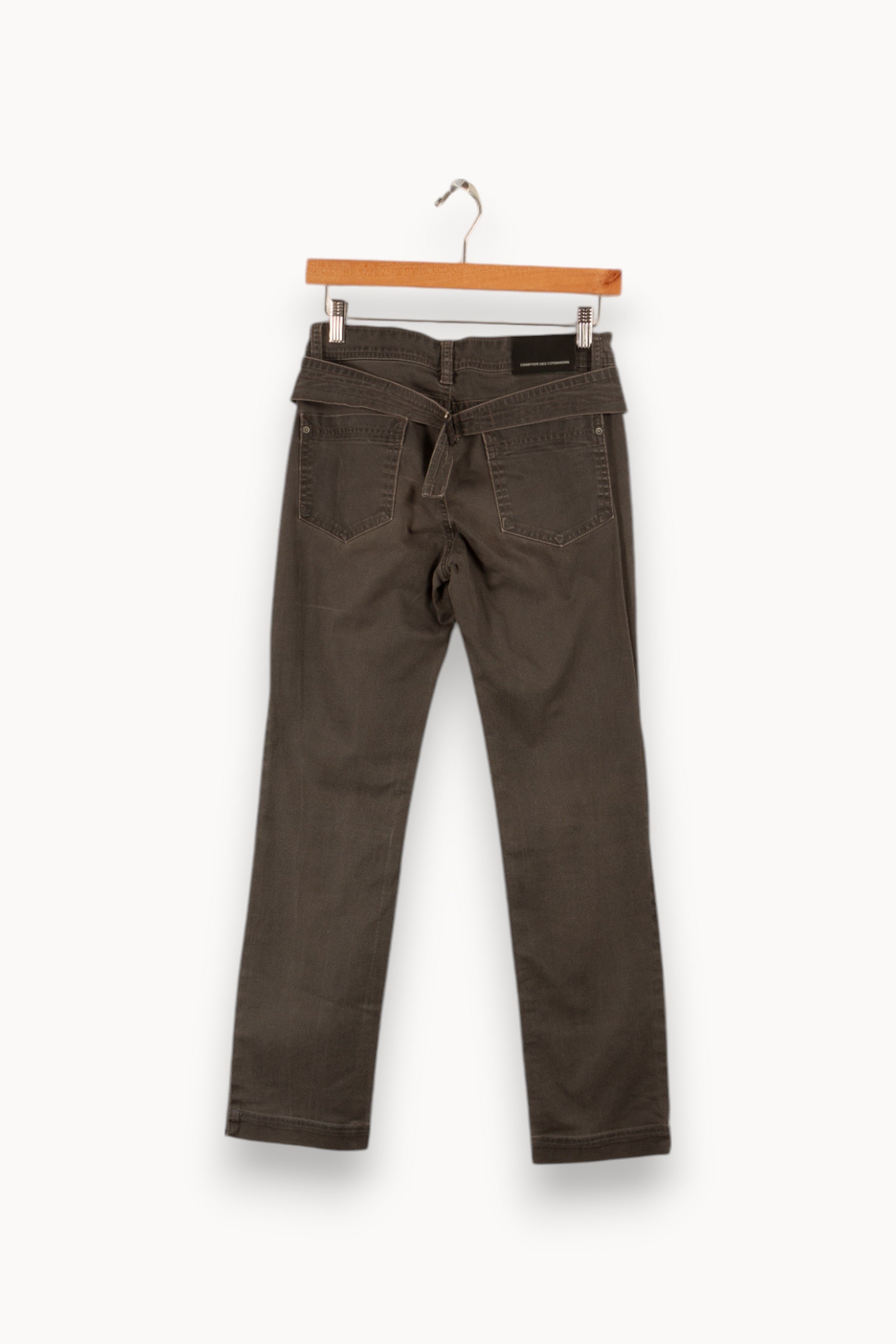 Cropped slim jeans with studs COMPTOIR DES COTONNIERS - Seconde main Grey