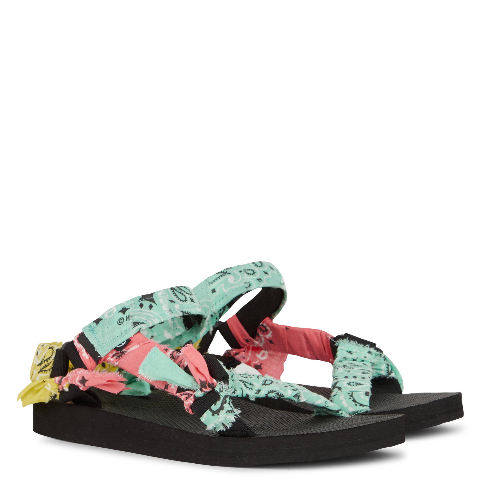 Sandales plates à scratch ARIZONA LOVE Multicolore