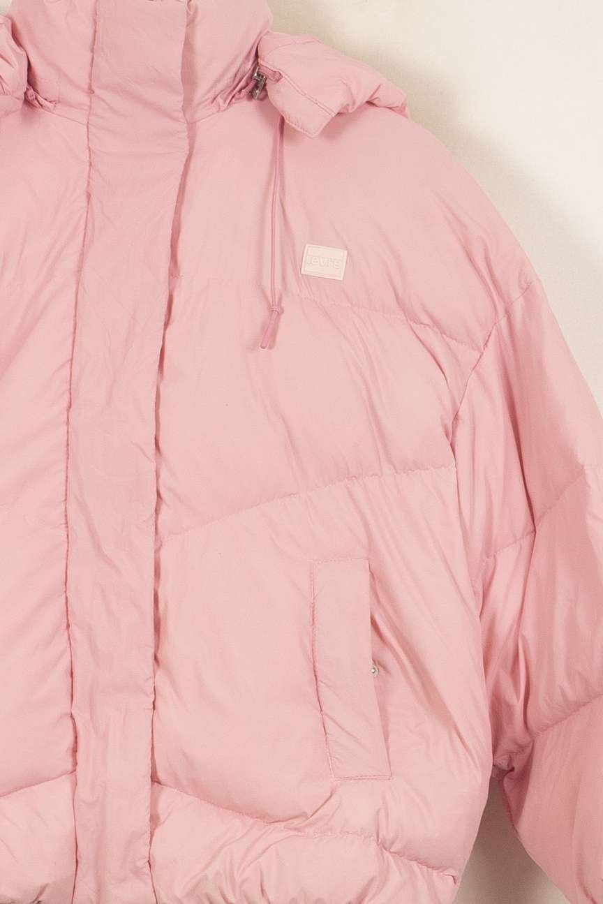 Lightweight quilted padded jacket with high neck LEVI'S - Seconde main Pink