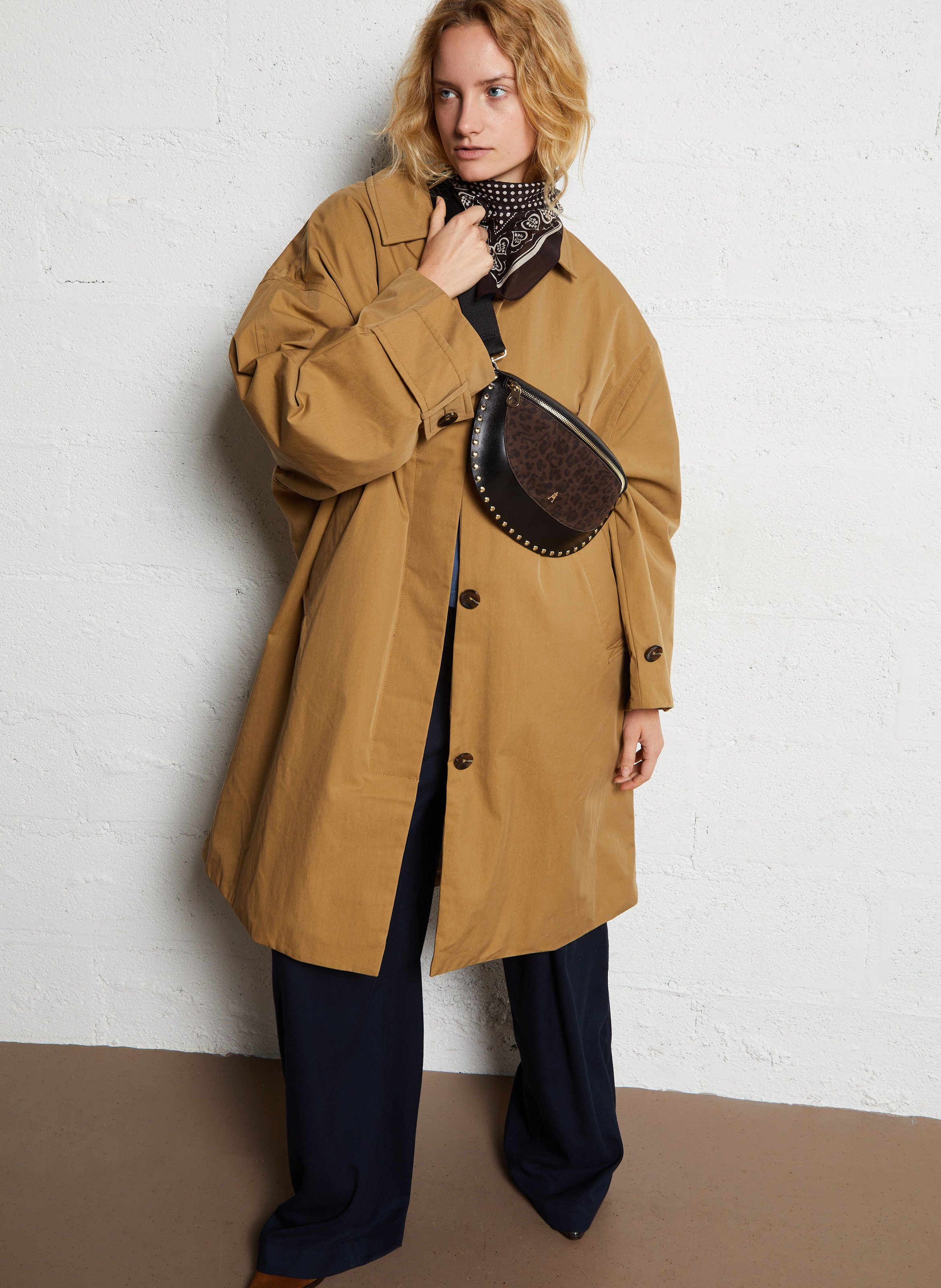 Sac banane en cuir CRAIE STUDIO Noir