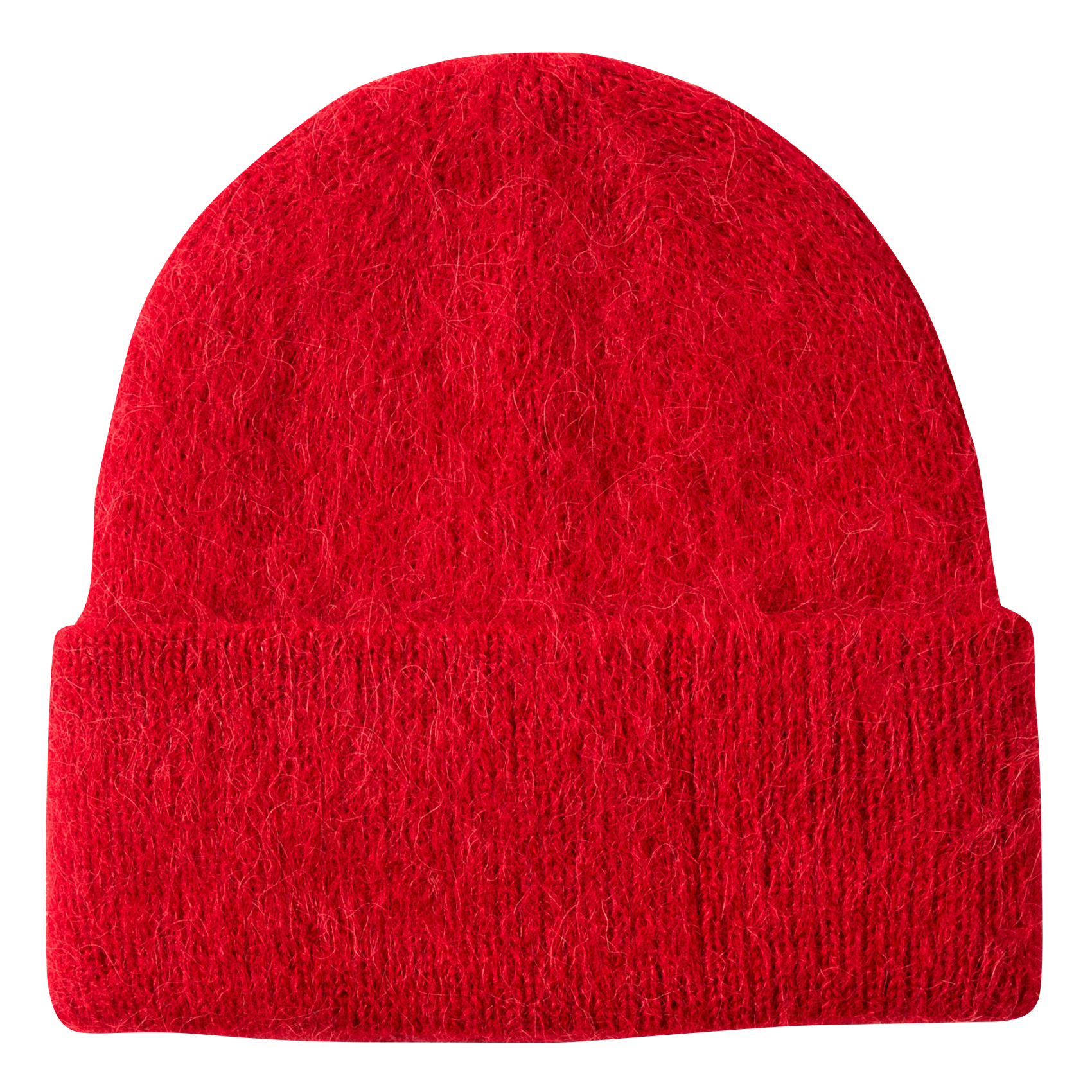 Bonnet en laine et alpaga SELECTED Rouge