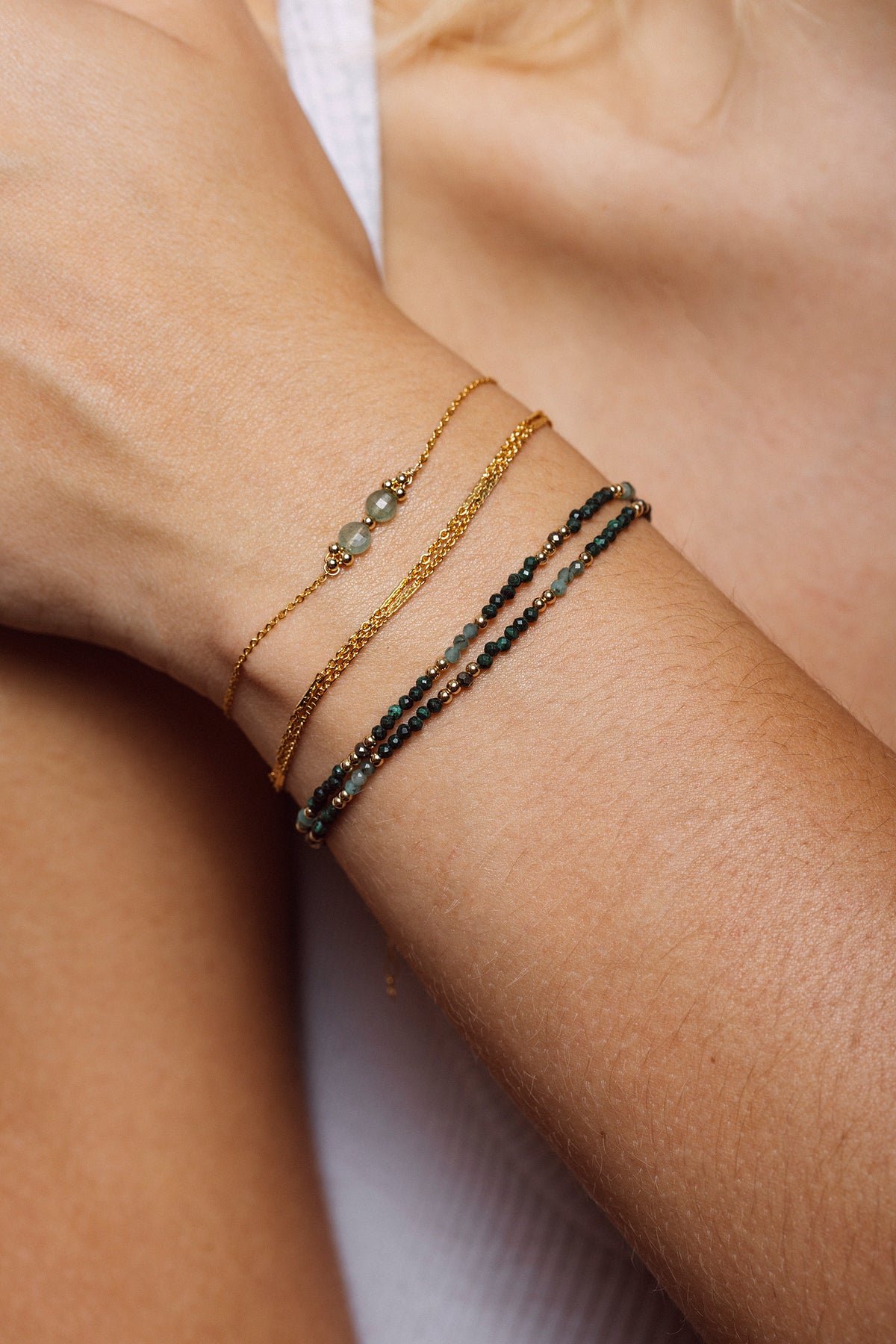 Yara bracelet - aventurine YAY Green