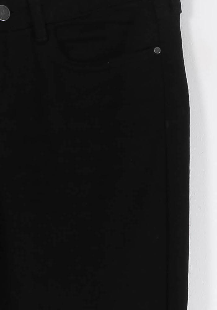 Cropped slim jeans with studs COMPTOIR DES COTONNIERS - Seconde main Black