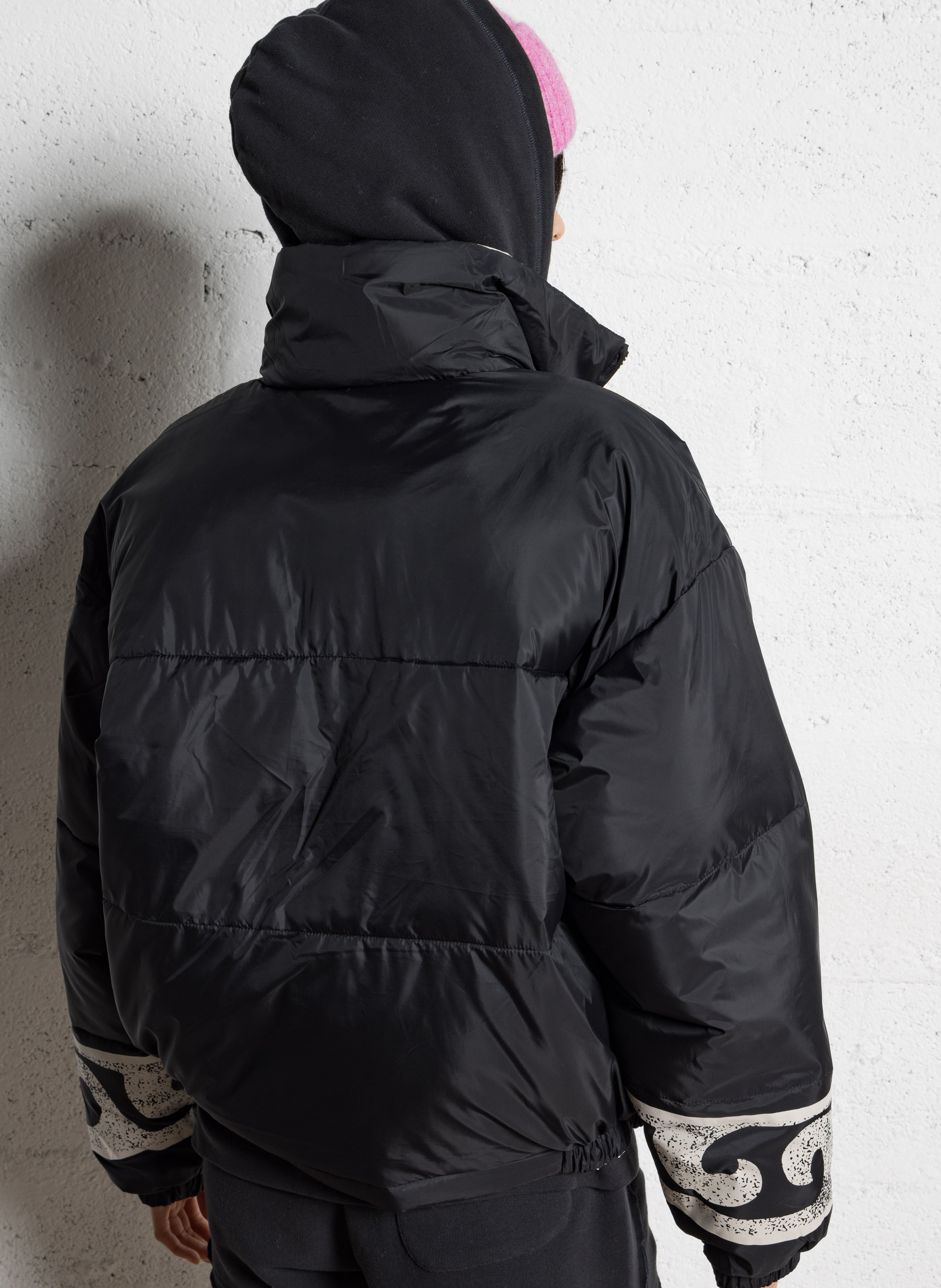 Doudoune courte réversible imprimée  BILLABONG Noir