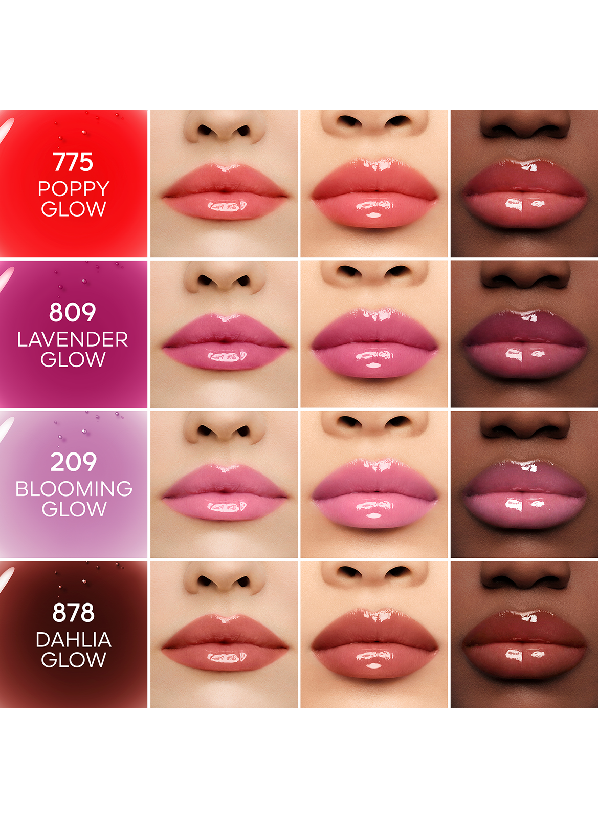 KISSKISS BEE GLOW OIL - Getöntes Lippenöl GUERLAIN 775 poppy glow