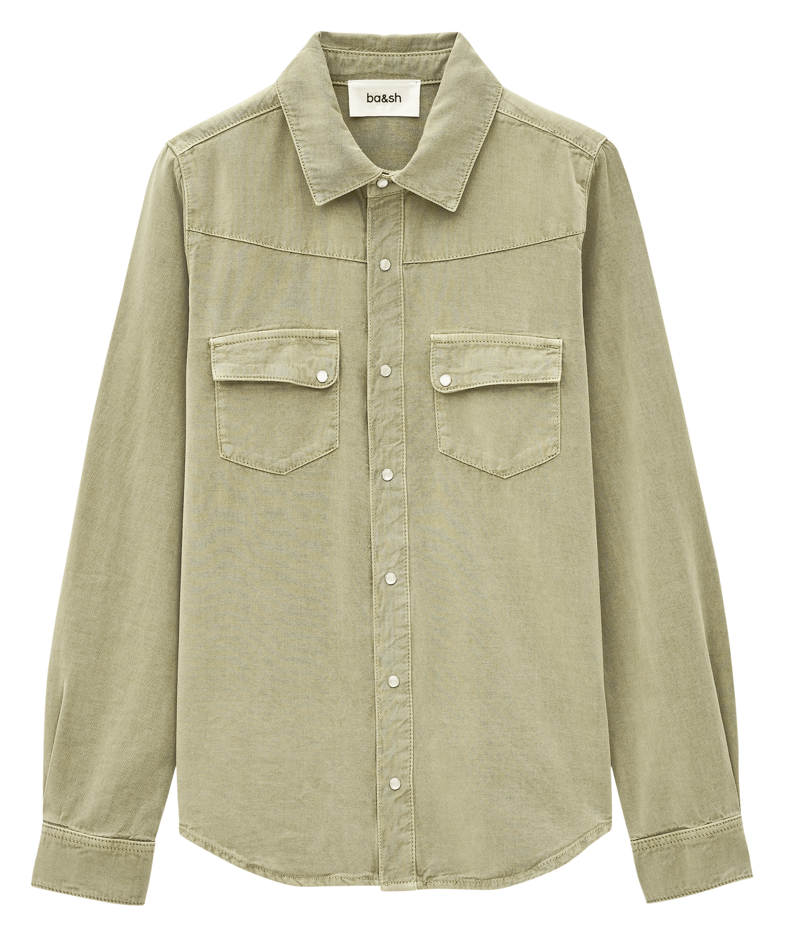 Straight shirt BA&SH Khaki