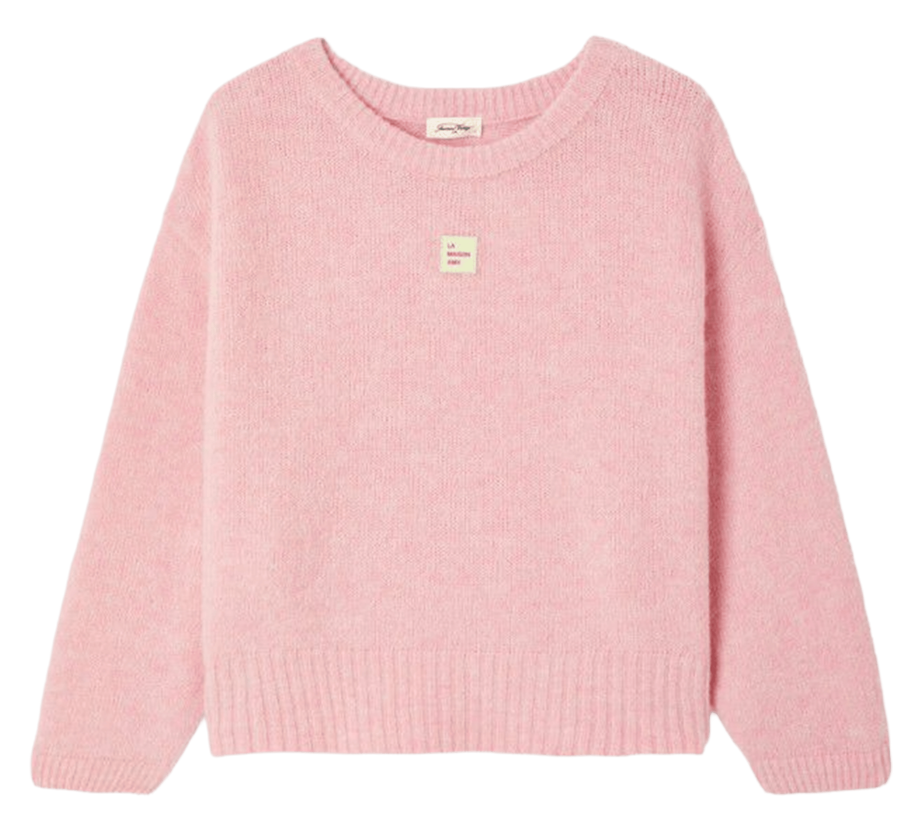 Oversize-Strickpullover mit Rundhalsausschnitt AMERICAN VINTAGE