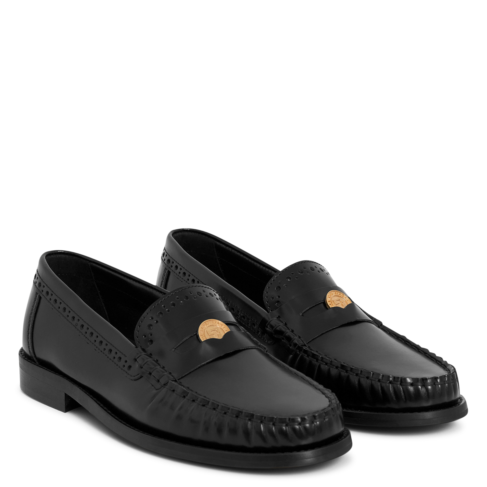 Mocassins en cuir  GERARD DAREL Noir