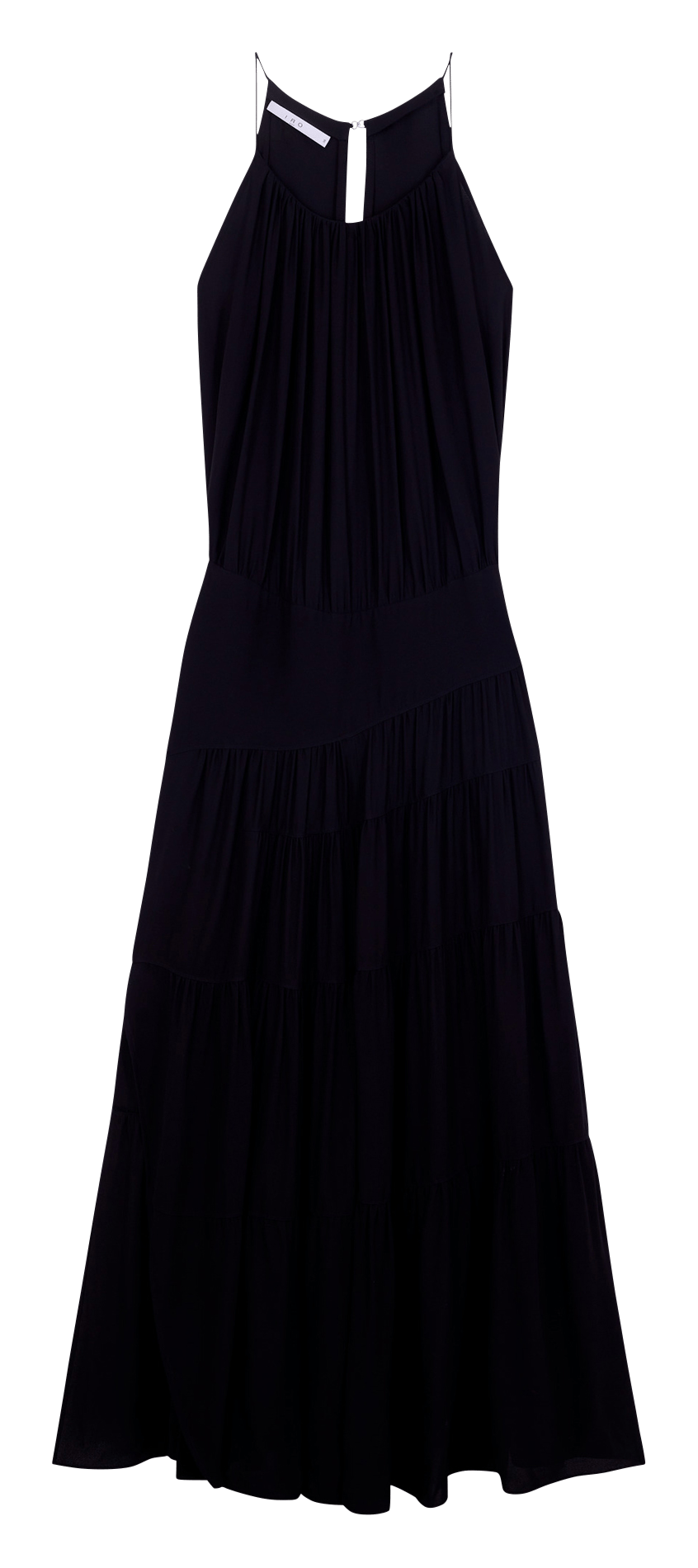 Ruimvallende, lange jurk IRO Zwart