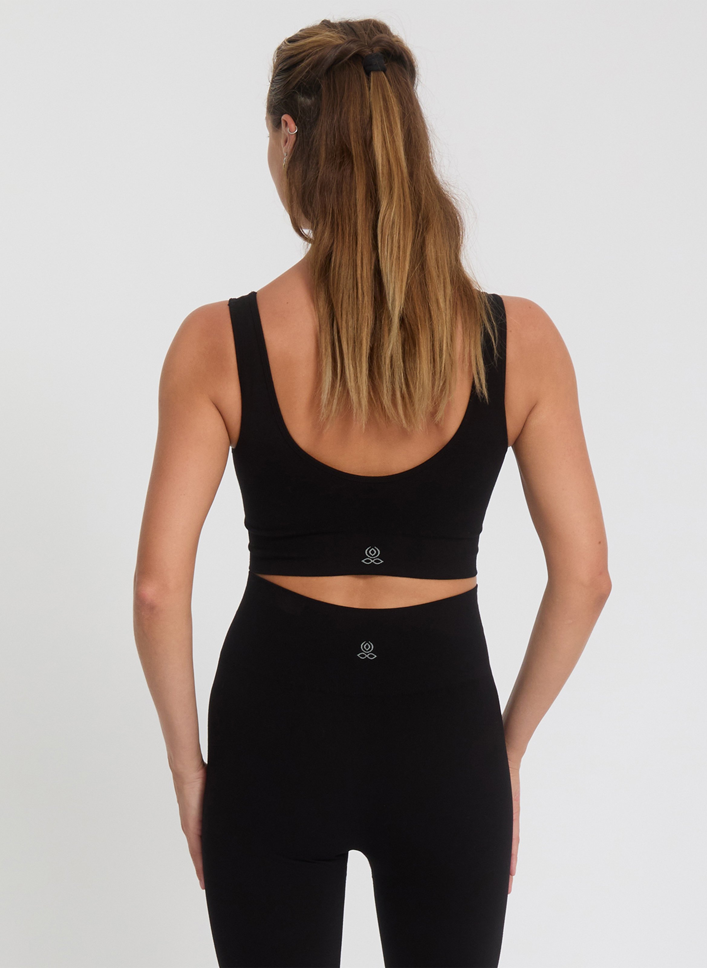 Bamboo bralette YOGA SEARCHER Black