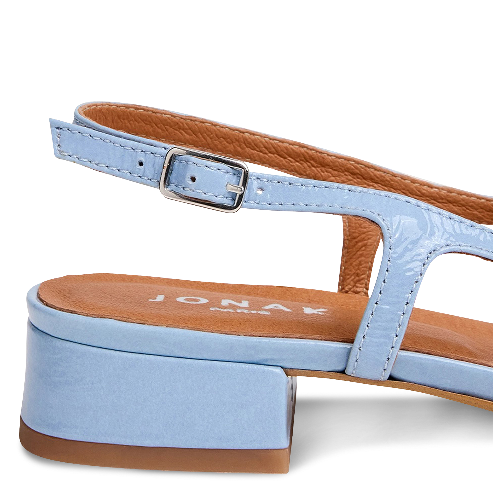 Sandales hautes en cuir JONAK Bleu