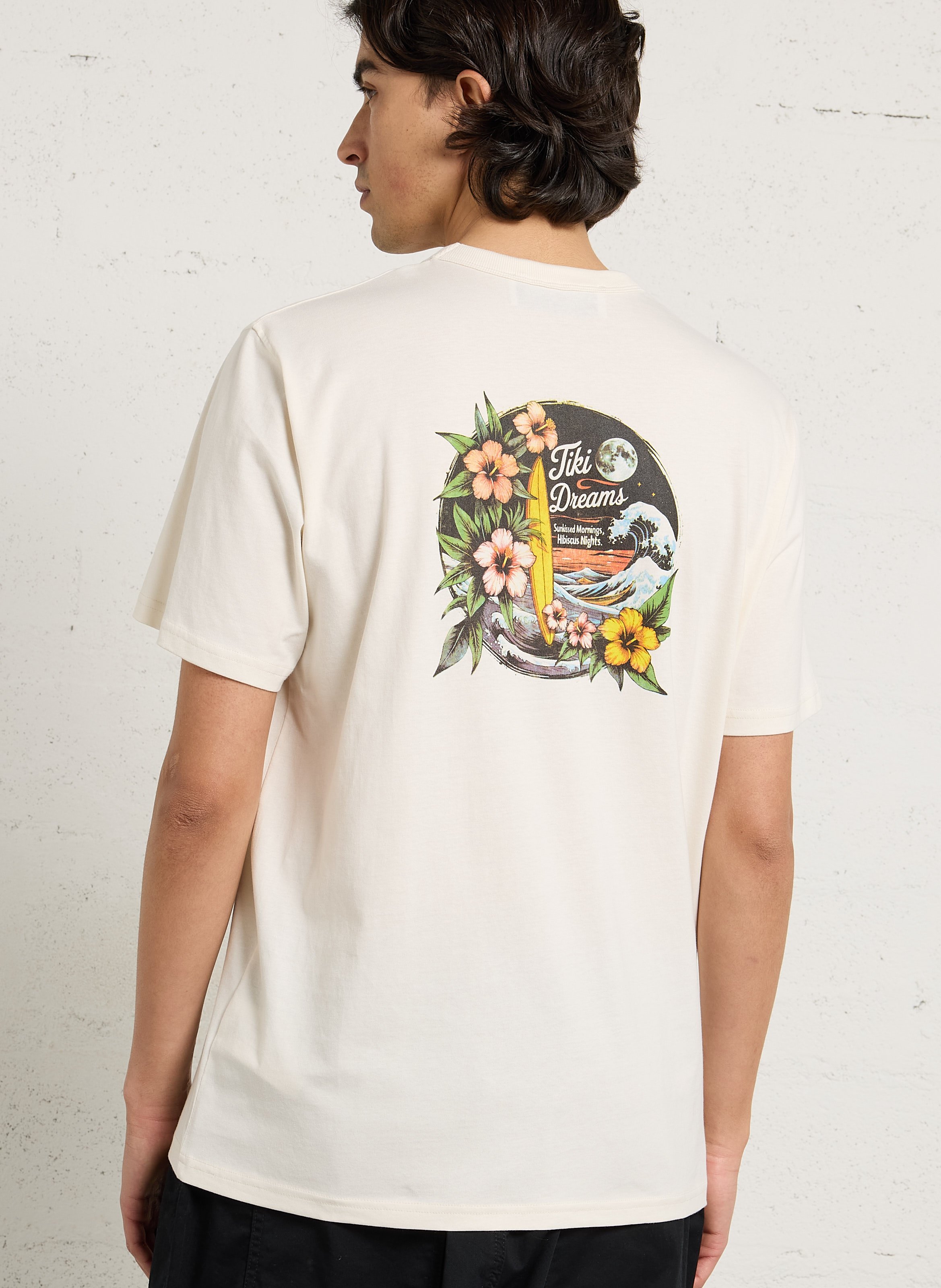 T-Shirt mit geradem Schnitt und Bio-Baumwolle bedruckt CHEVIGNON Weiss