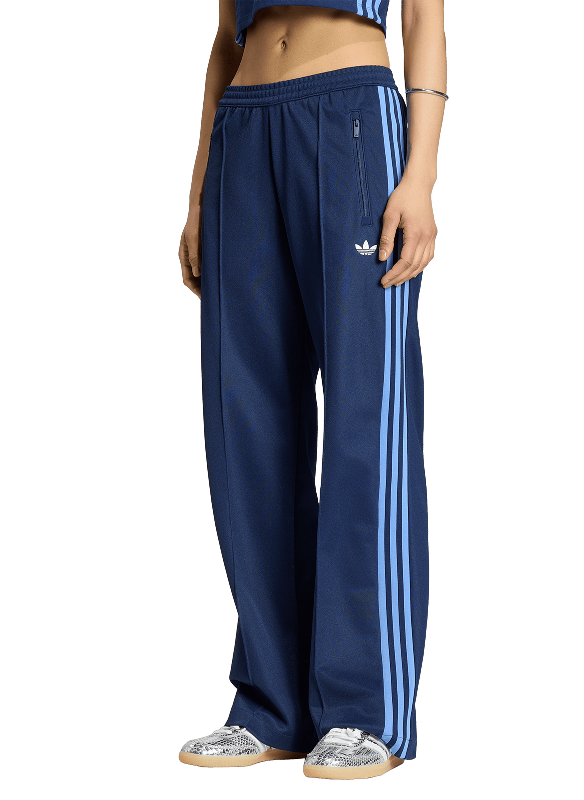 Plain straight jogging bottoms ADIDAS Blue