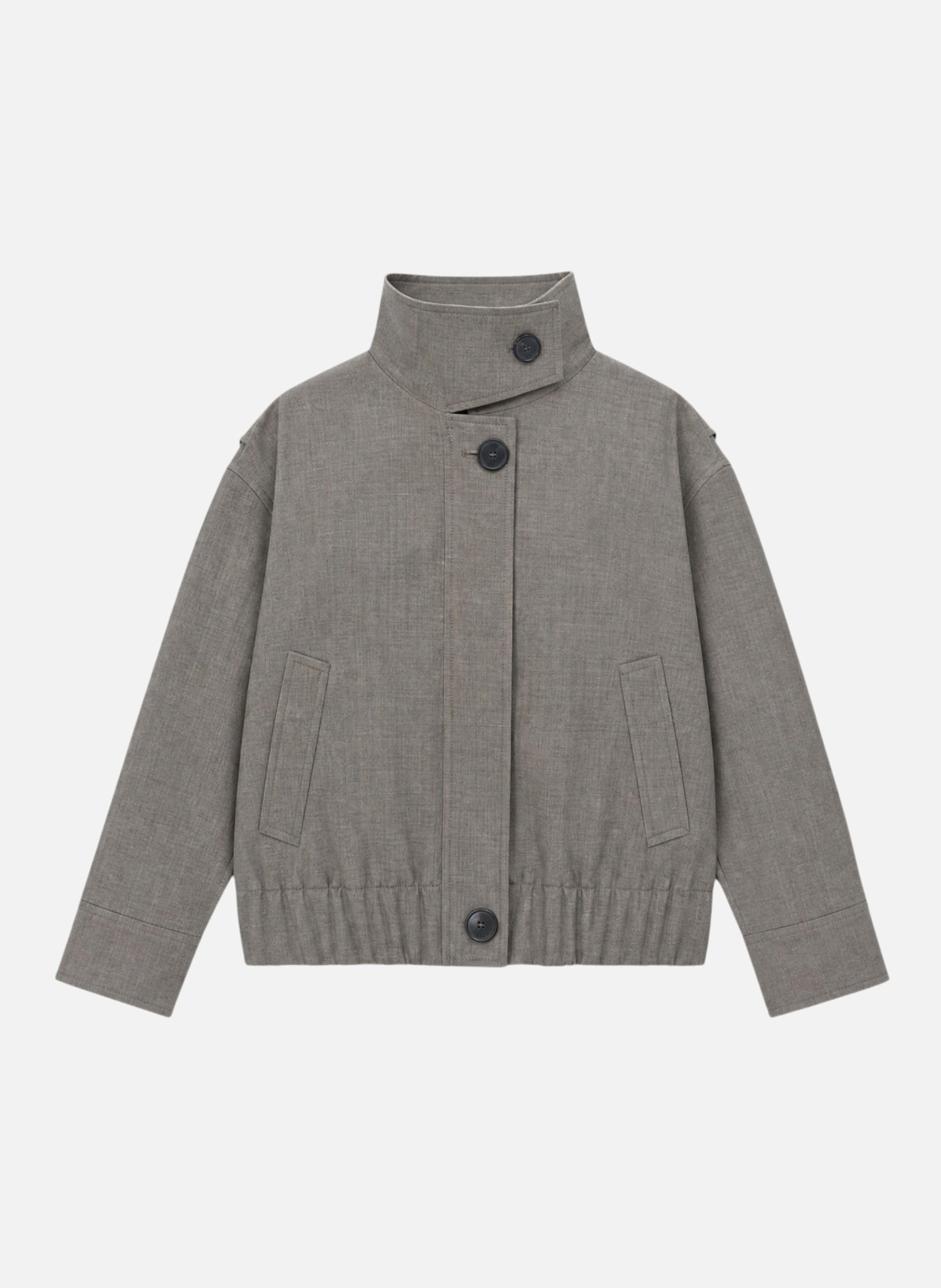 Blouson en laine mélangée beige THE KOOPLES Beige