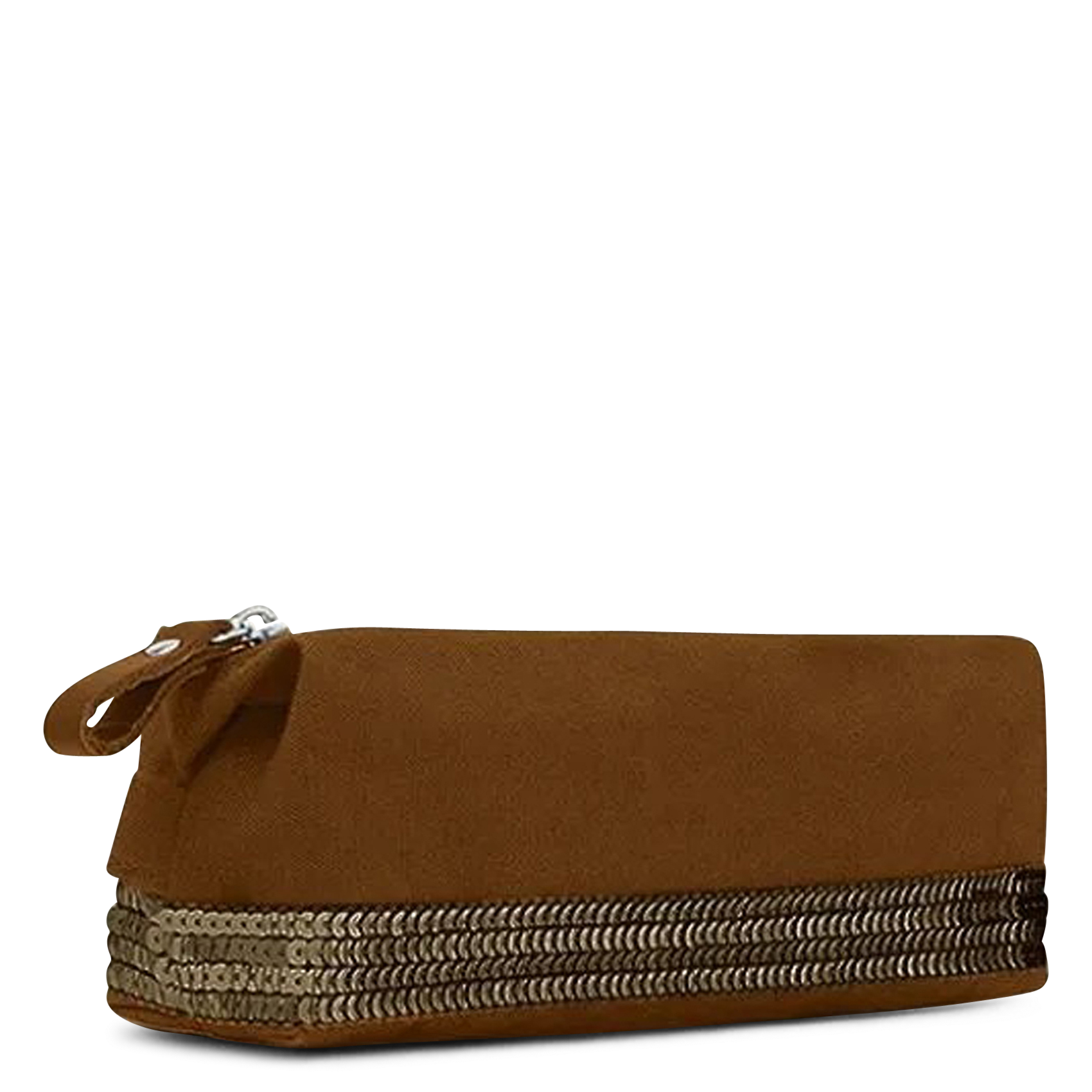Trousse avec bande sequins VANESSA BRUNO Marron