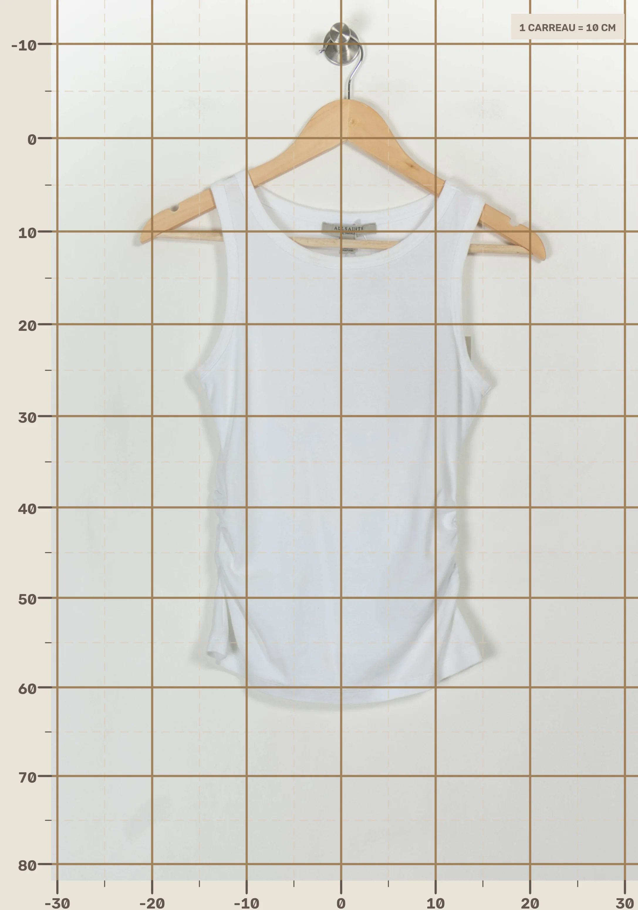 Top & tank top ALLSAINTS - Seconde main White