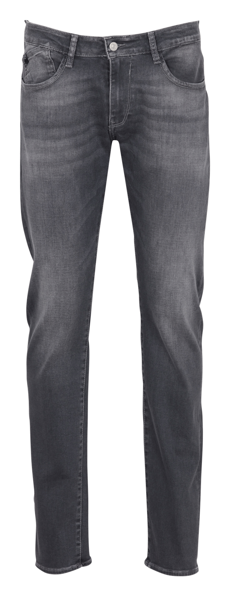Cotton-blend straight-leg jeans LE TEMPS DES CERISES Grey