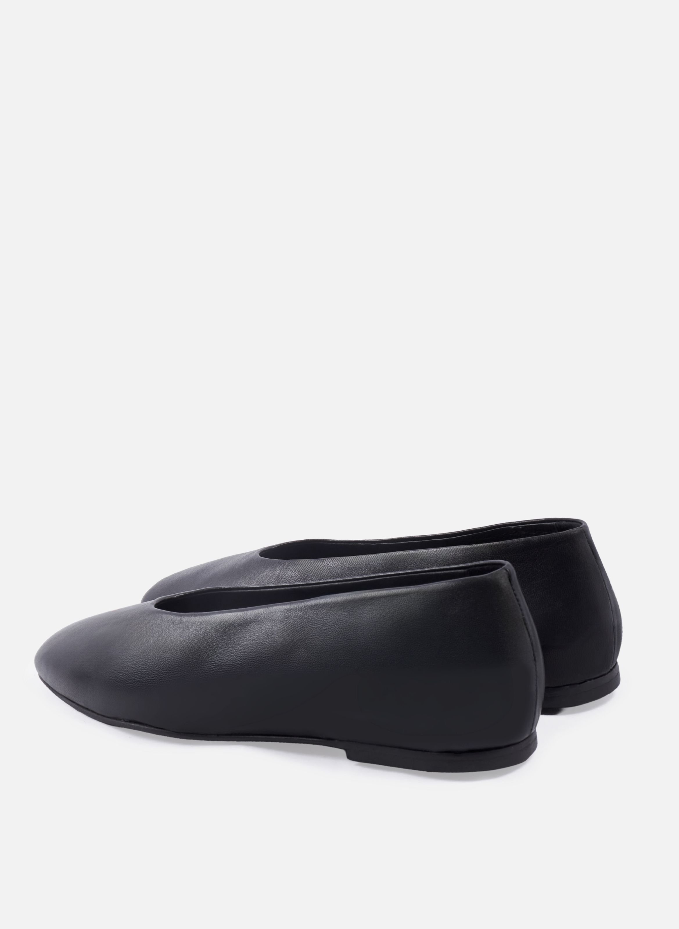 Ballerines souples paola leather JULES & JENN Black