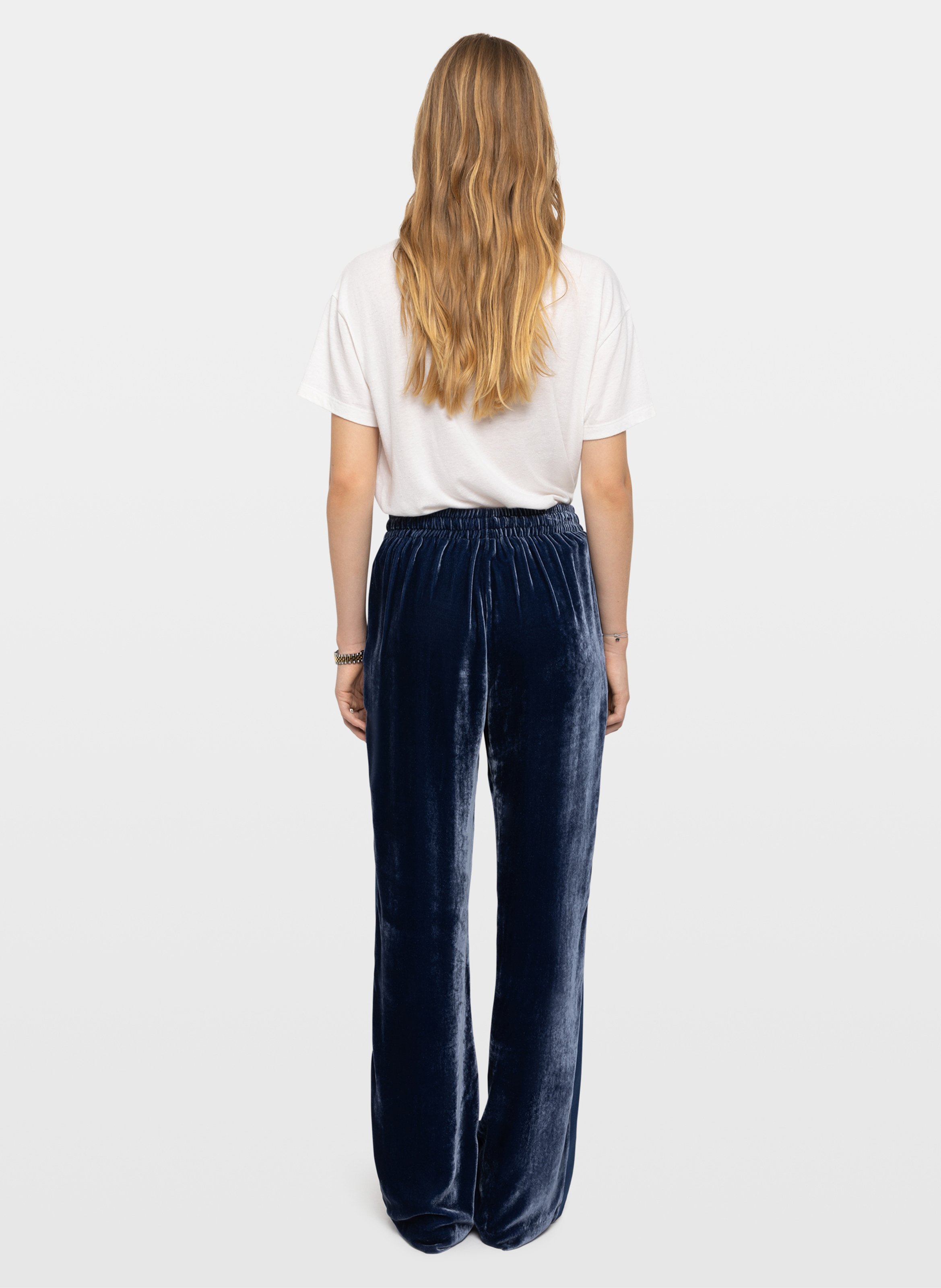 Jogging aspect velours ZADIG&VOLTAIRE Bleu