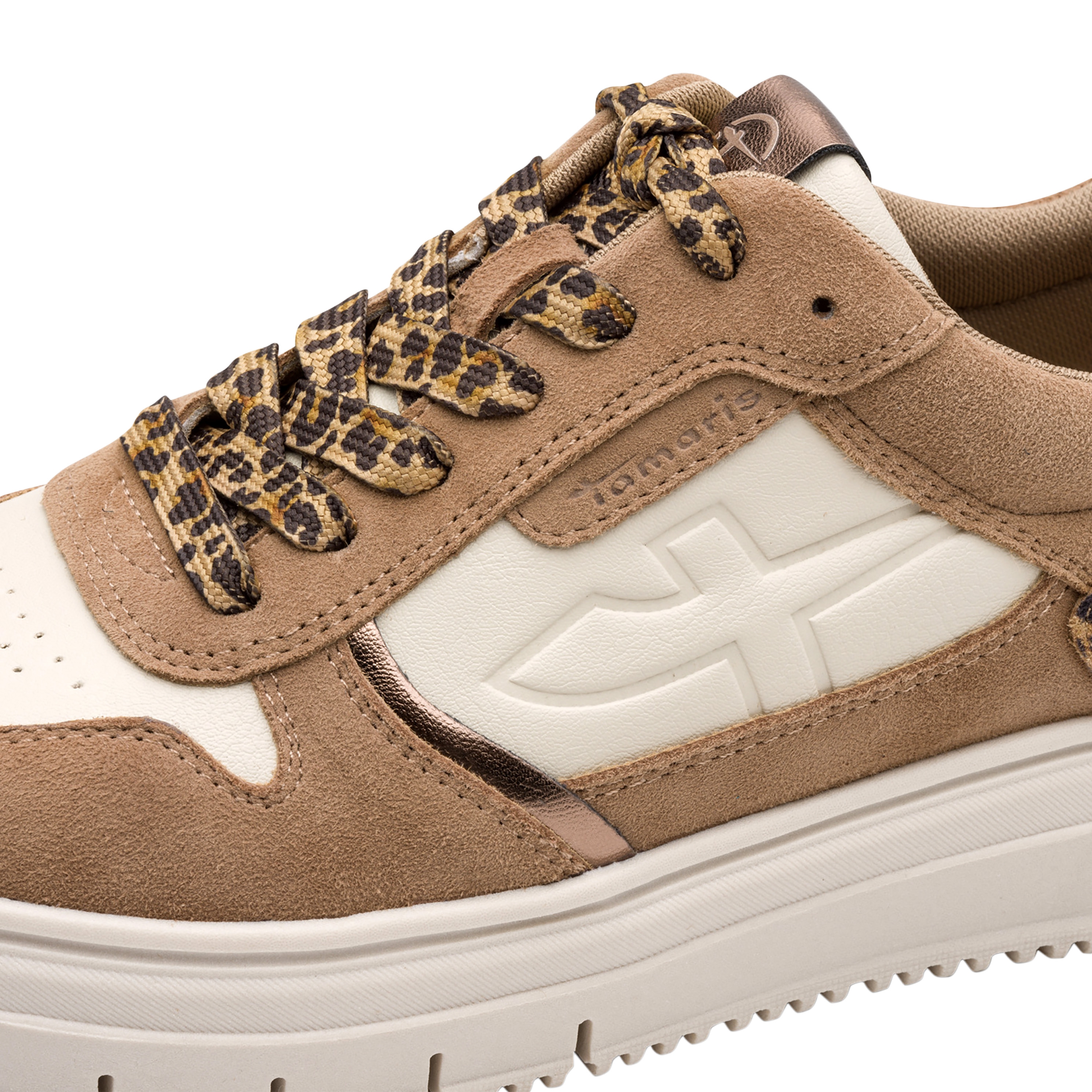 Leather trainers TAMARIS Multicolored