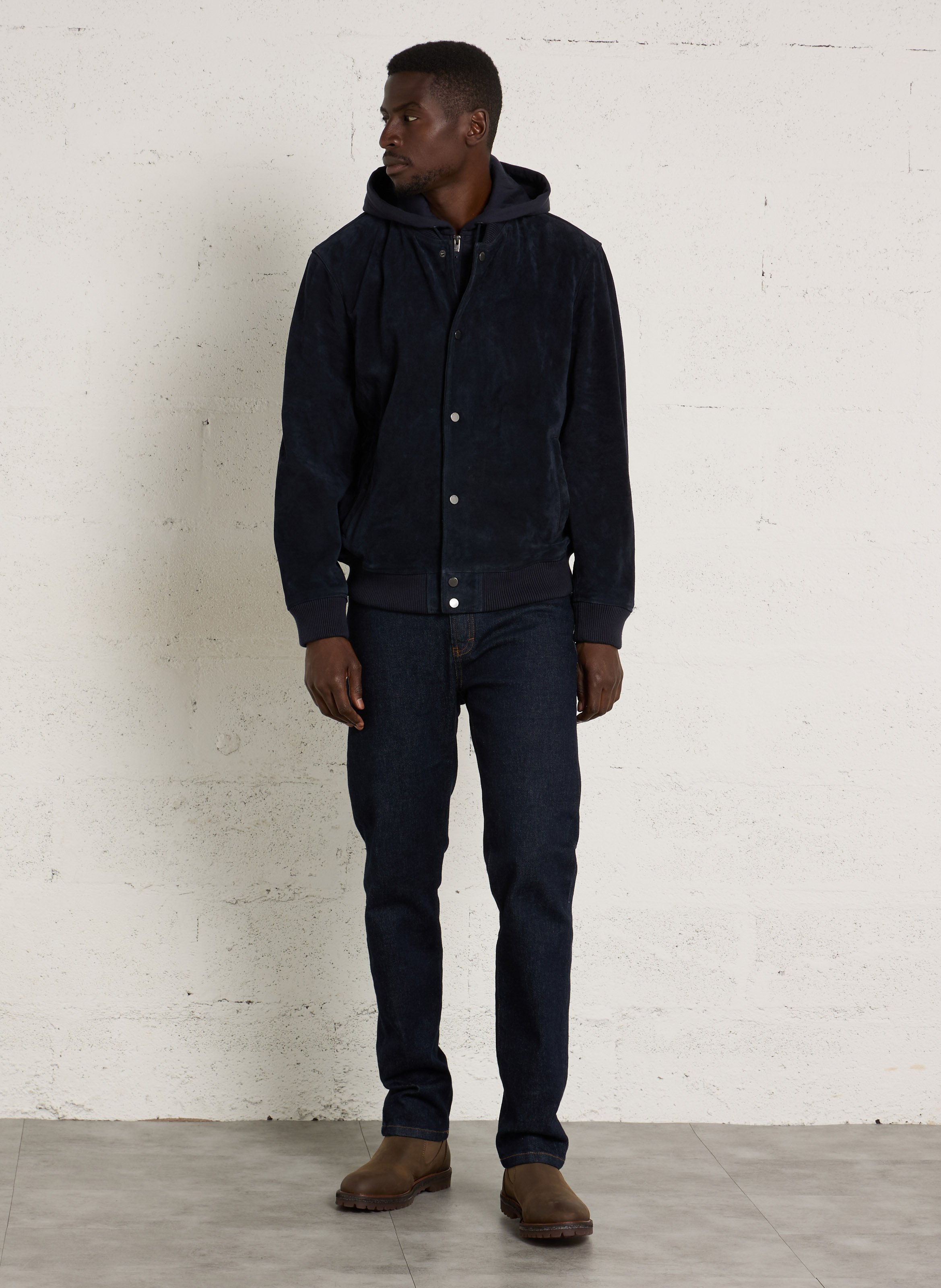 Gerade geschnittene, angepasste Jeans aus Baumwollmischung ARMOR LUX Blau