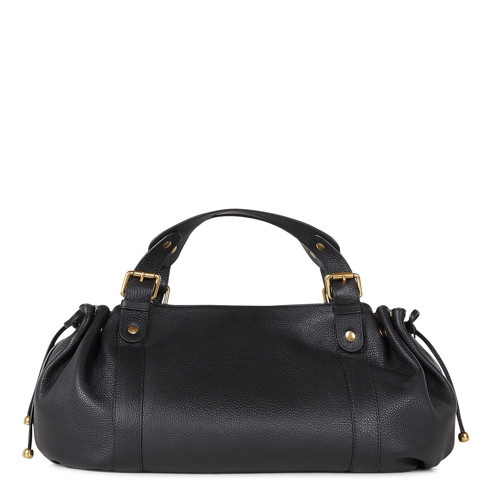 Grained leather handbag GERARD DAREL Black