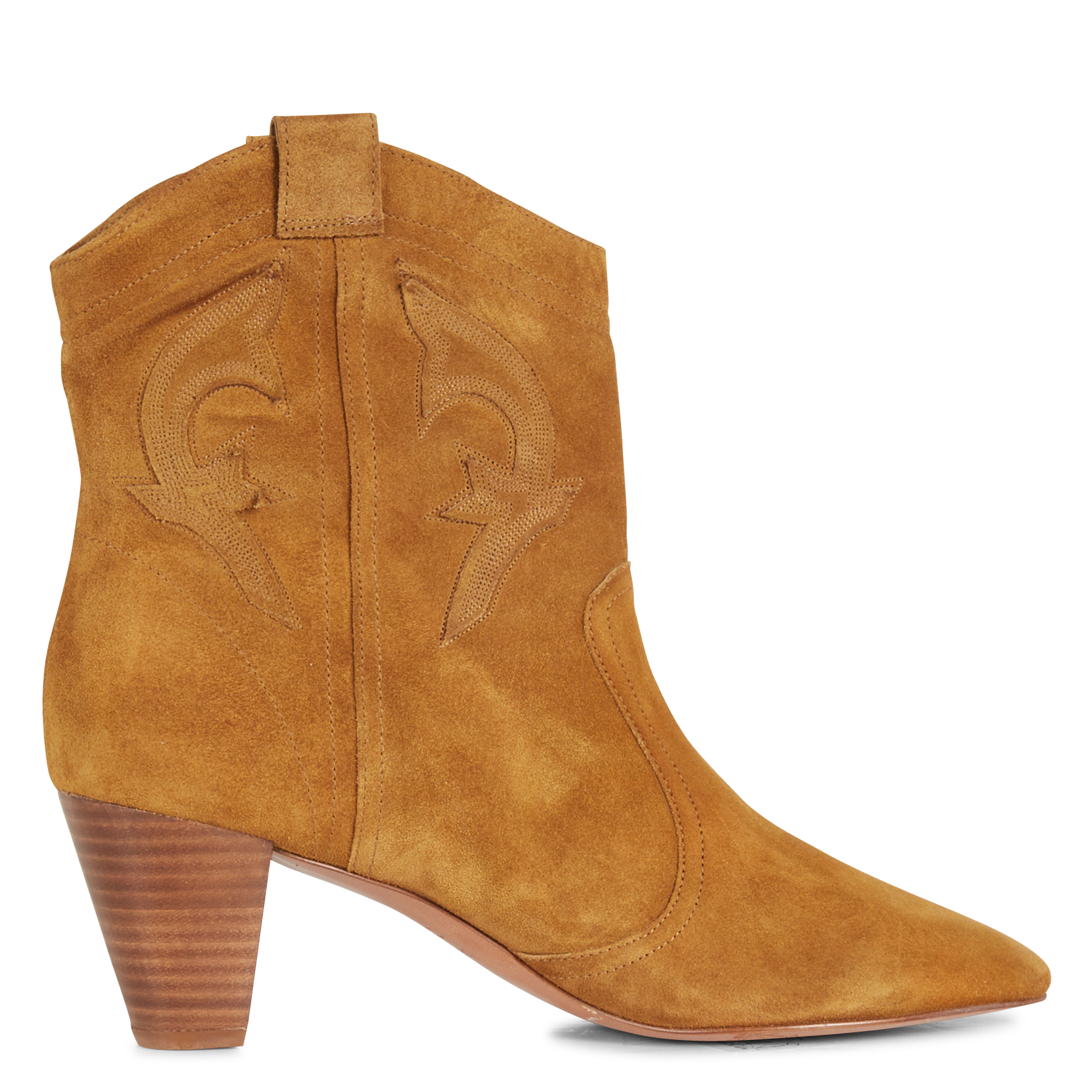 Bottines en cuir de vachette  BA&SH