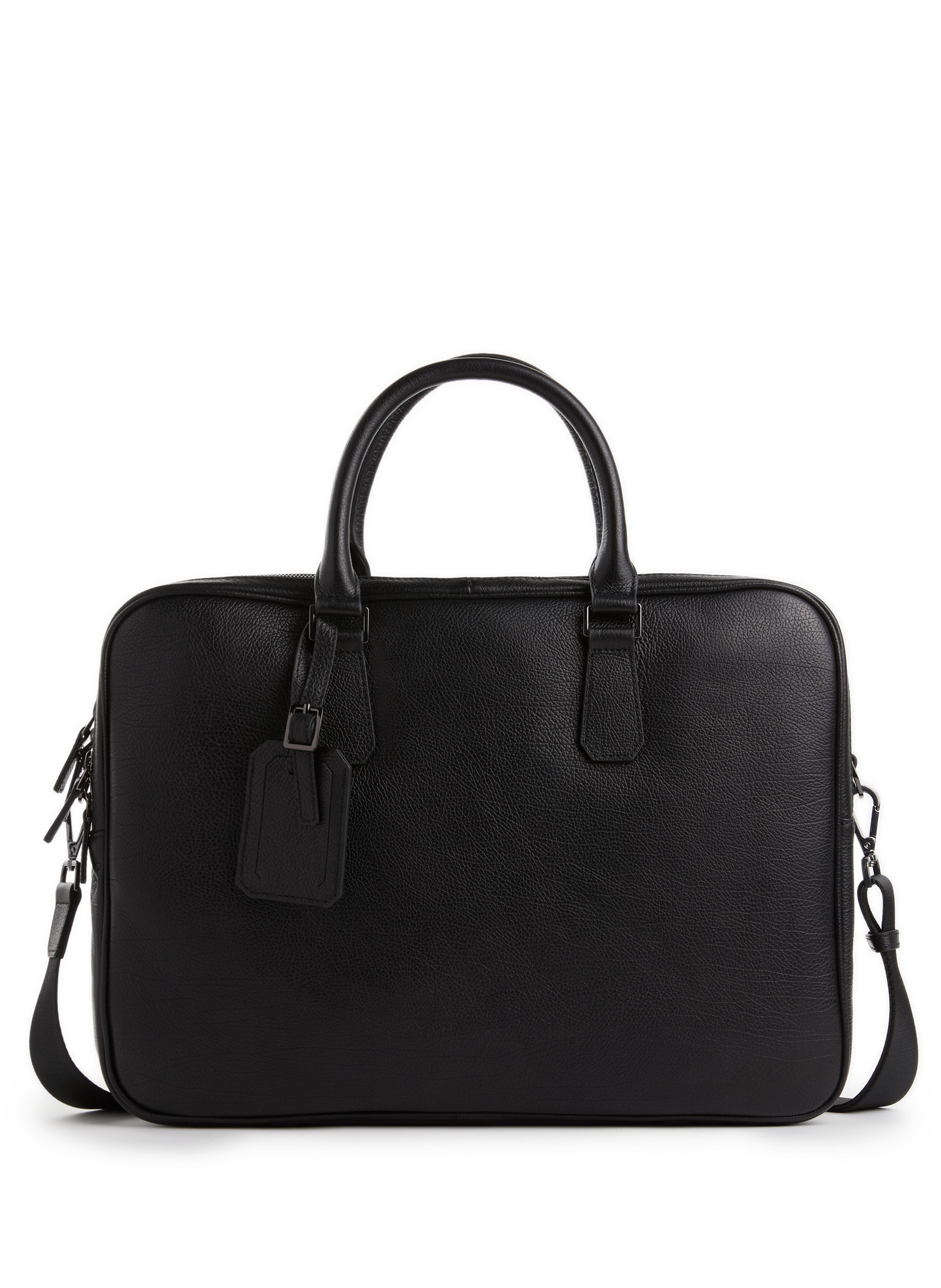 Dokumententasche aus Leder SAISON 1865 Schwarz