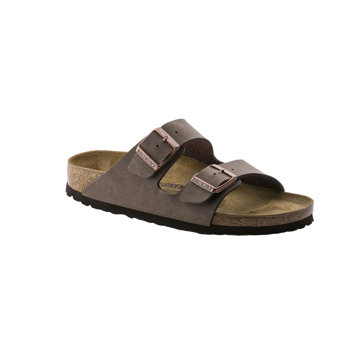 Faux leather sandals BIRKENSTOCK Brown