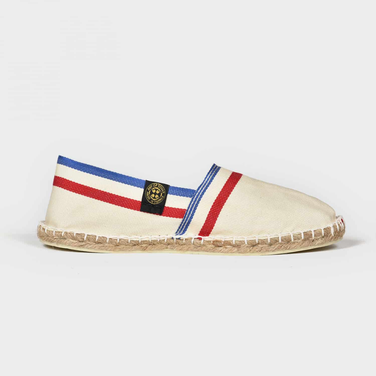 Striped Frenchy espadrilles ART OF SOULE White