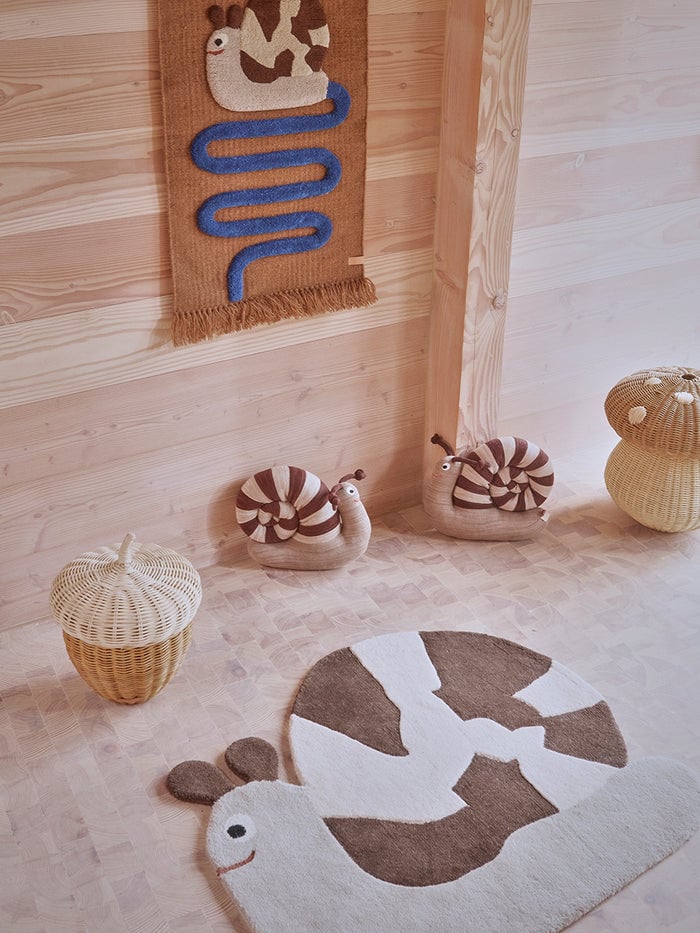 Wool wall tapestry OYOY LIVING DESIGN Brown