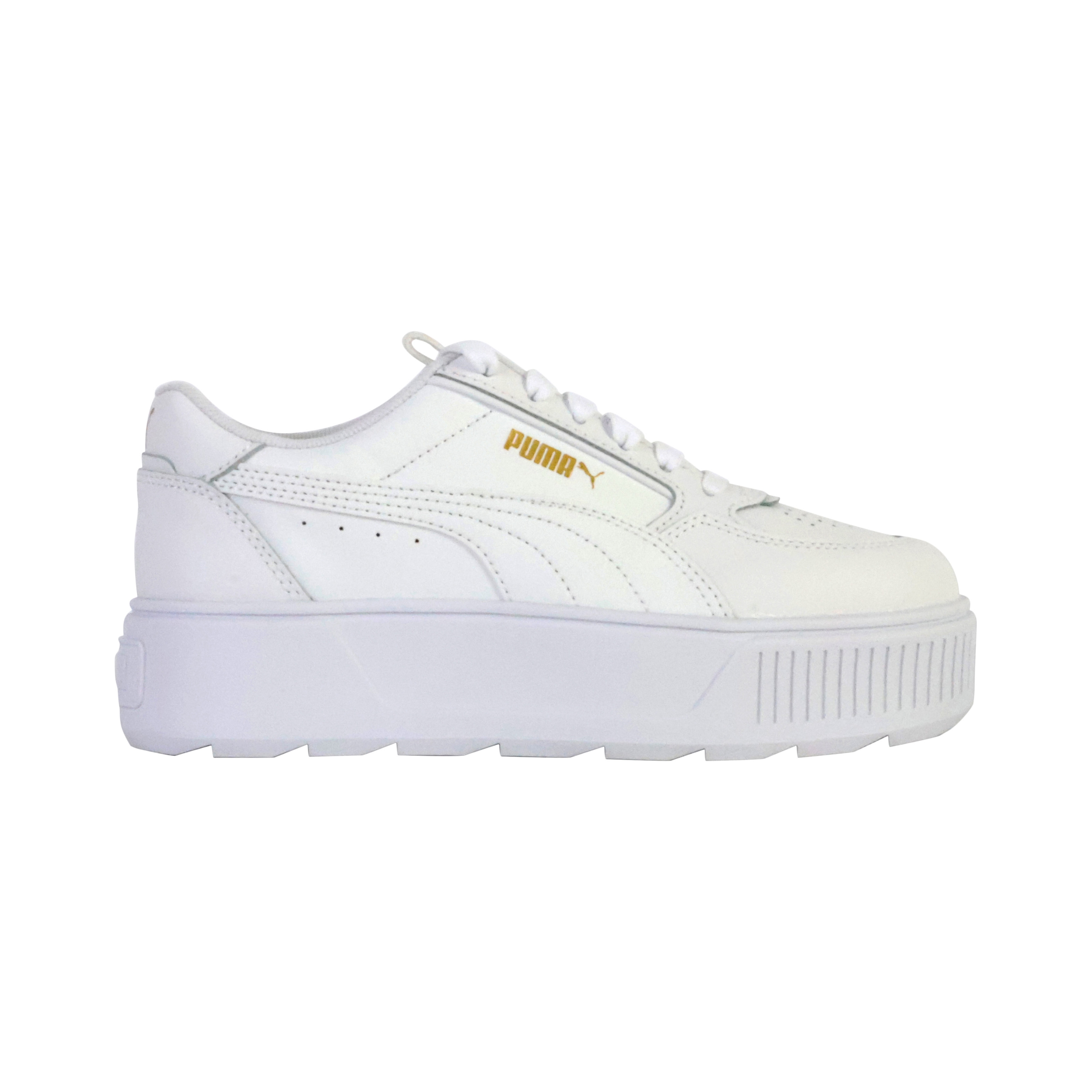 Karmen Rebel low-top leather sneaker PUMA White