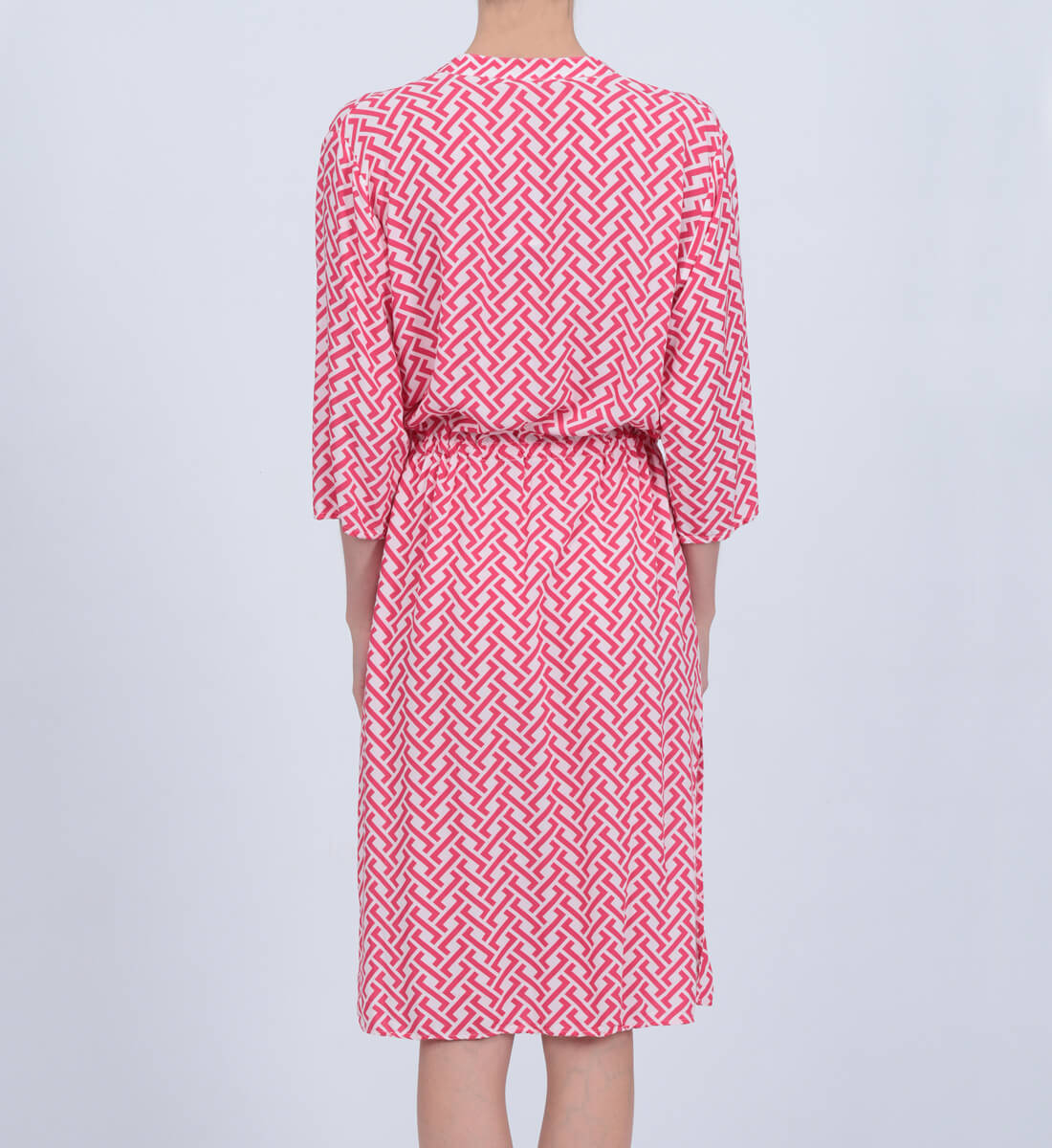 Buttoned beach dress summer break GILI'S Pink