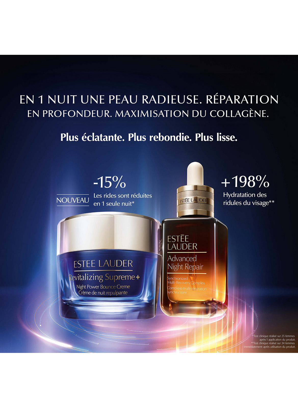 Plumping Night Cream - Anti-aging night cream ESTEE LAUDER No color