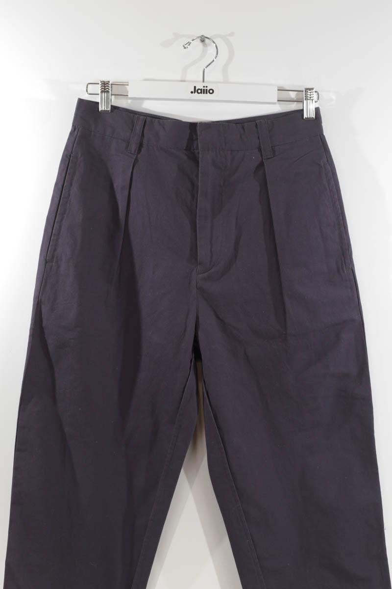Straight-leg cotton pants ISABEL MARANT - Seconde Main Purple